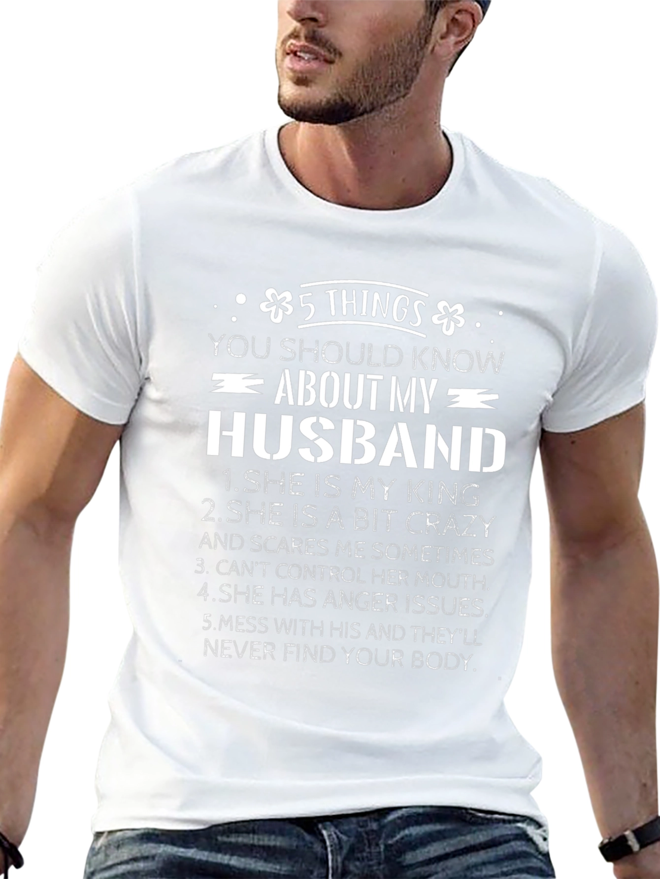 5 Things About My Husband Funny T-Shirt