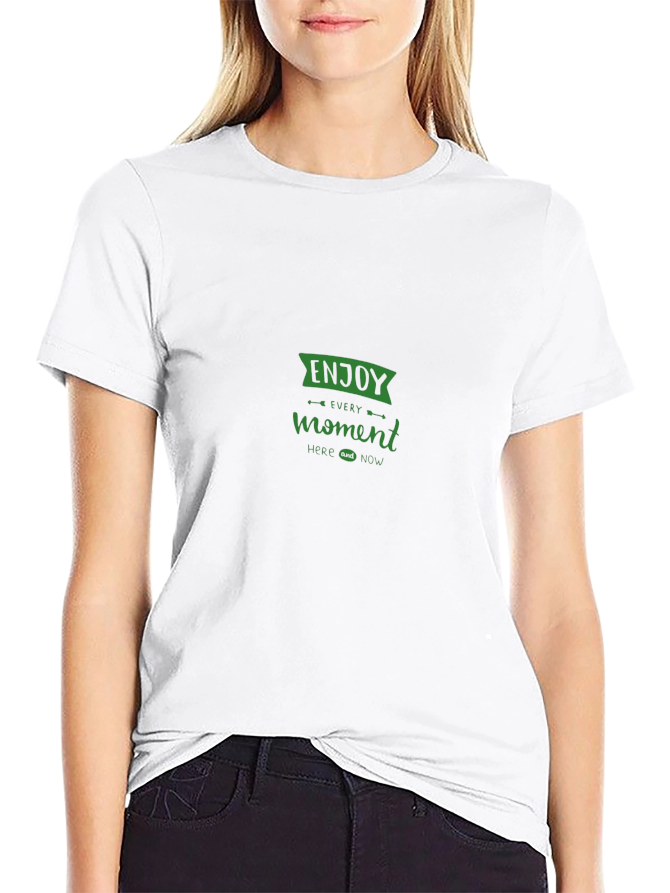 Enjoy Every Moment Black T-Shirt