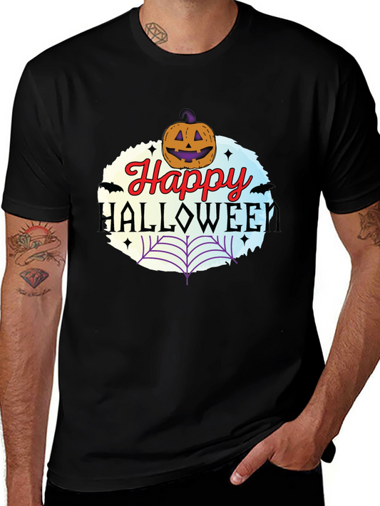 Happy Halloween T-Shirt Pumpkin & Web Design