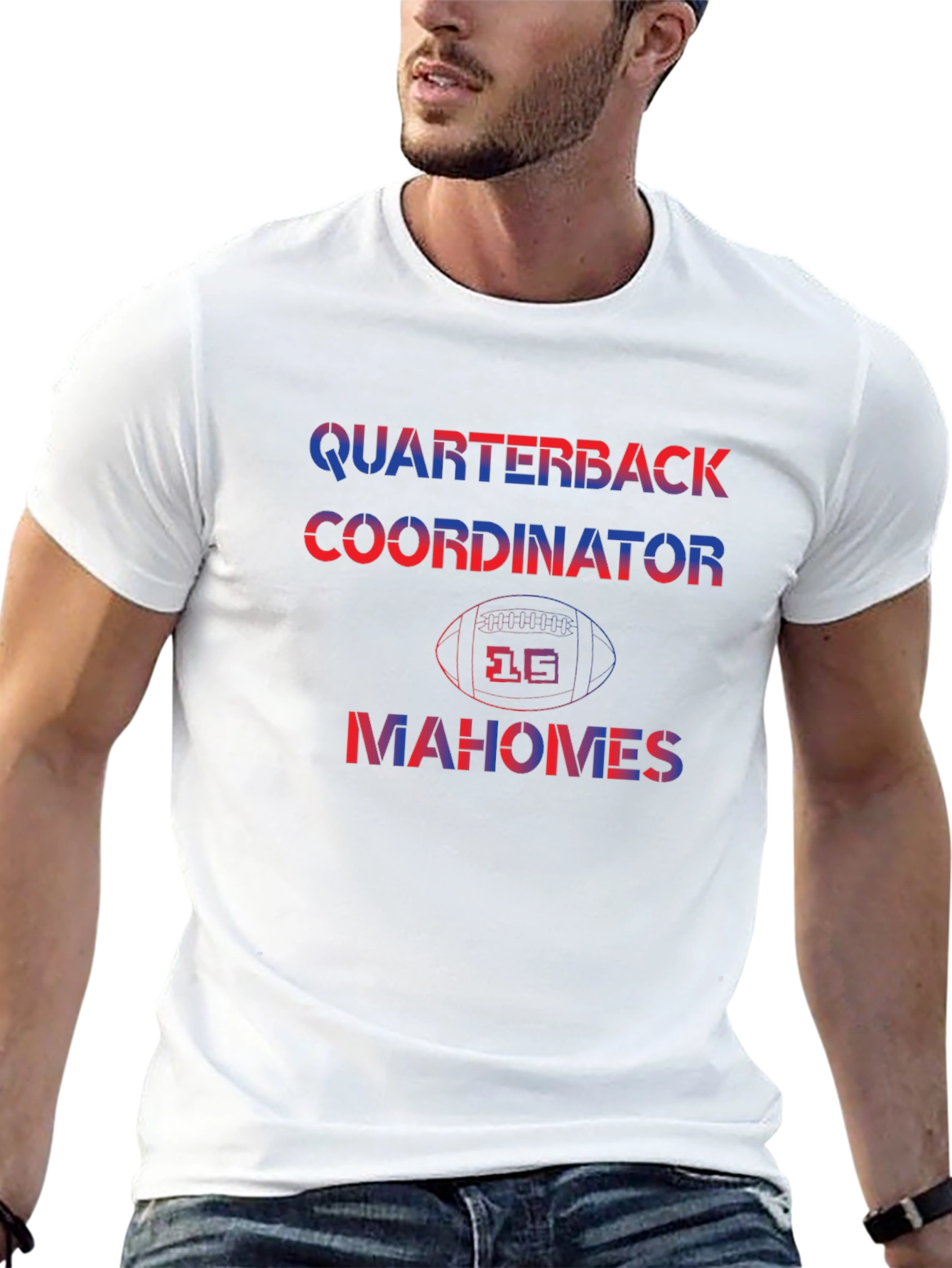 Quarterback Mahomes Football T-Shirt