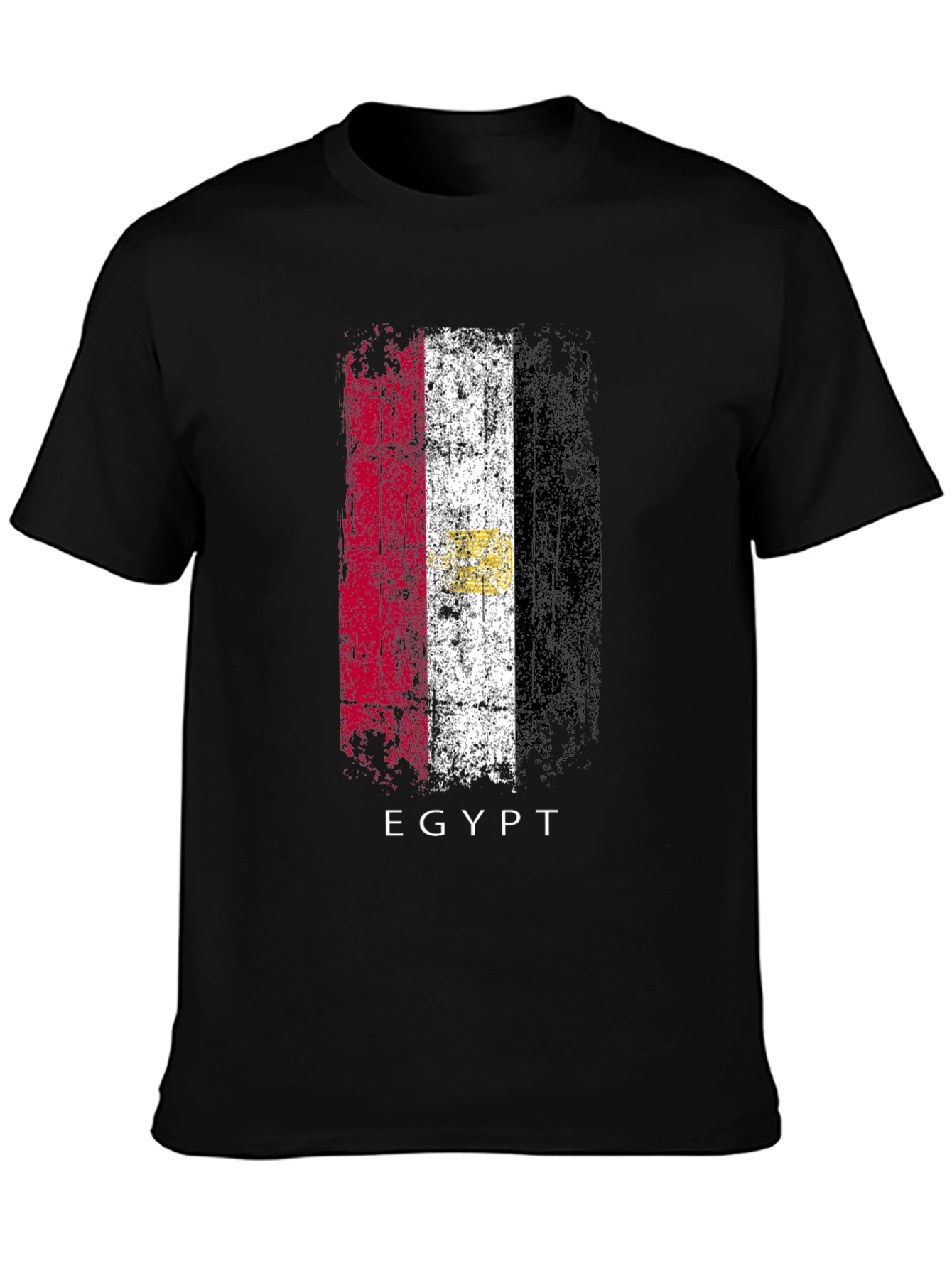 Egypt Flag Graphic T-Shirt - Mens Black Tee