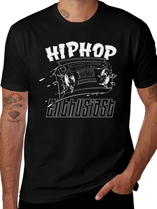 Hip Hop Enthusiast Graphic T-Shirt