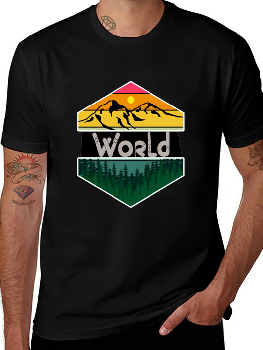 World Mountain Forest Graphic Tee