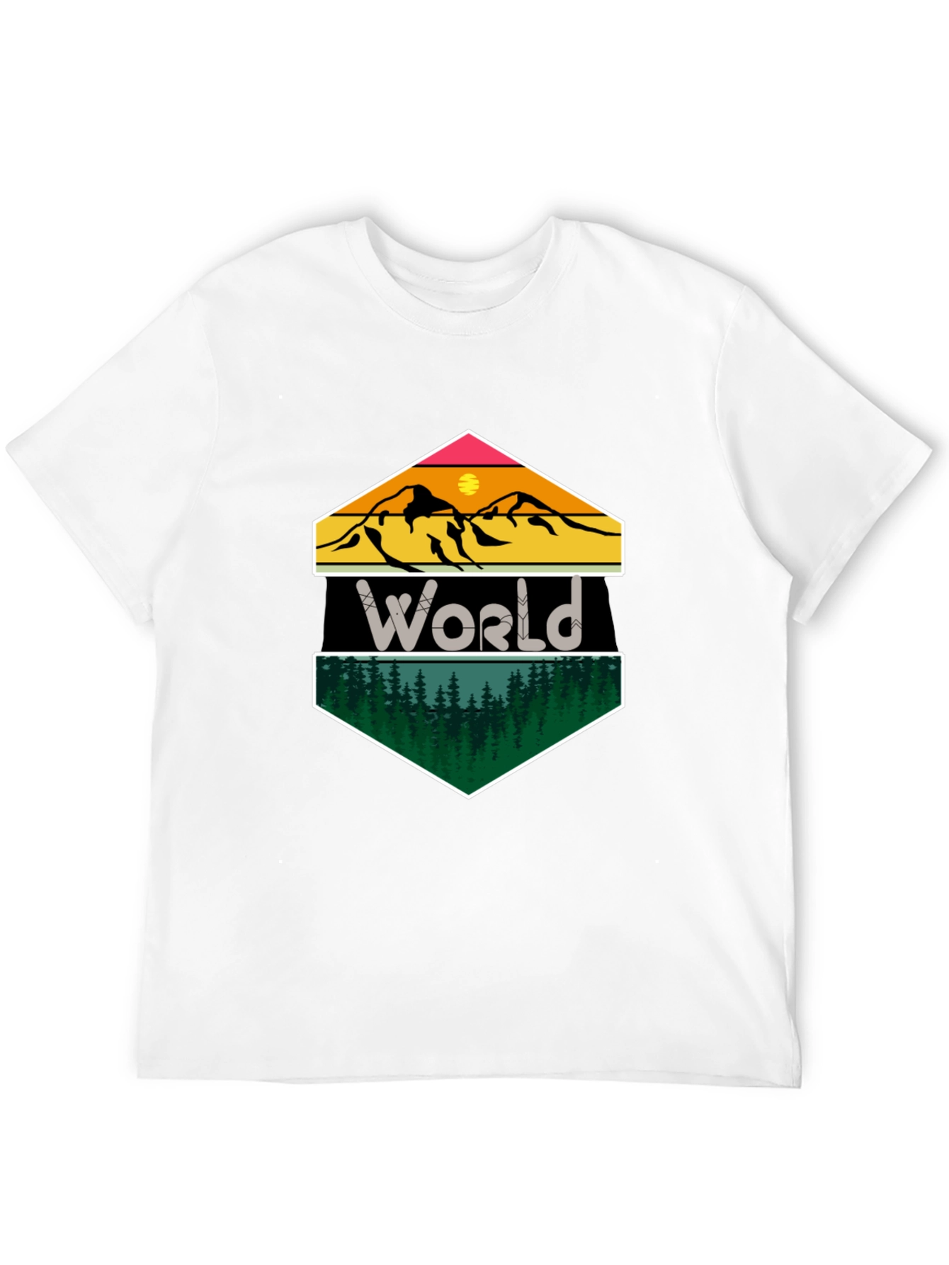 World Mountain Forest Graphic Tee