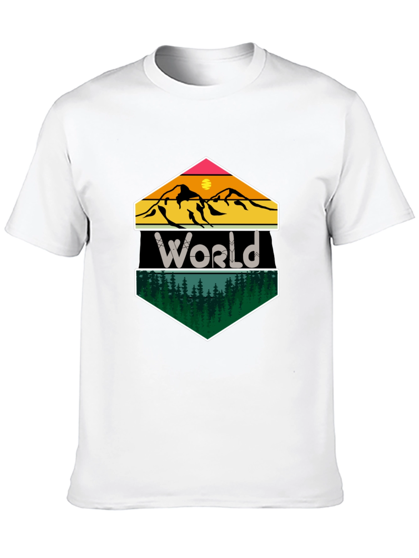 World Mountain Forest Graphic Tee