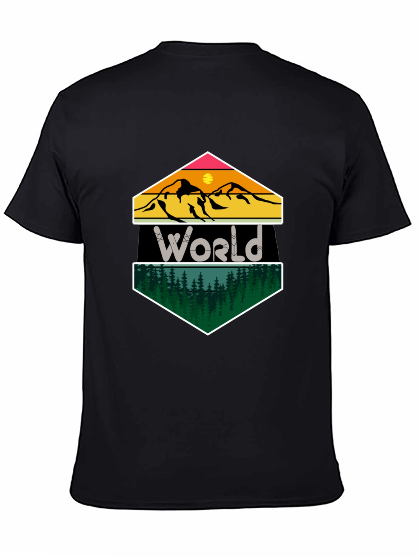 World Mountain Forest Graphic Tee