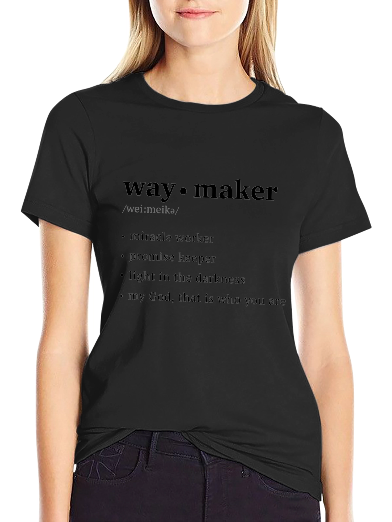 Way Maker Christian T-Shirt - Inspirational Faith Tee