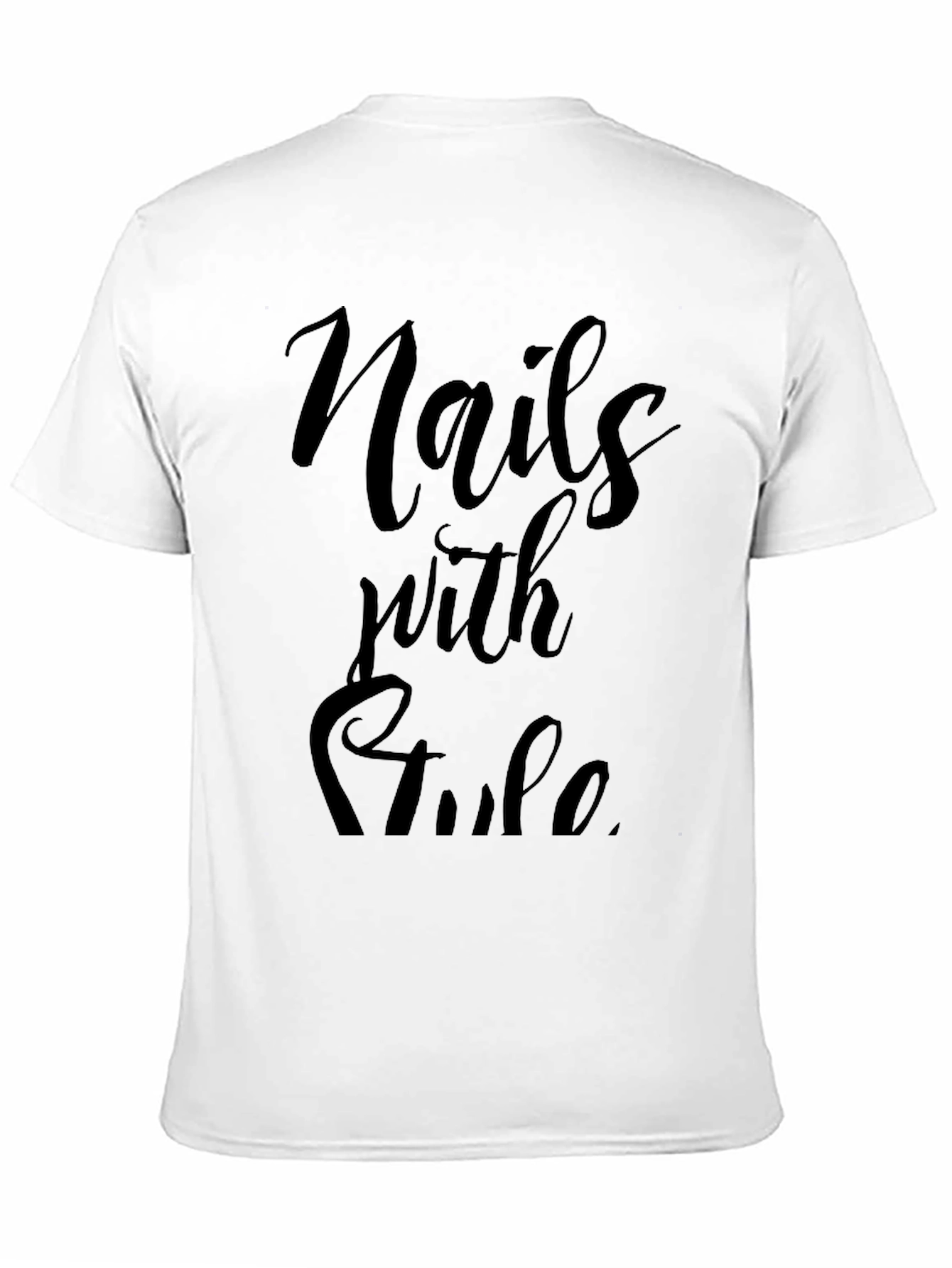 Nails with Style Black Graphic Tee