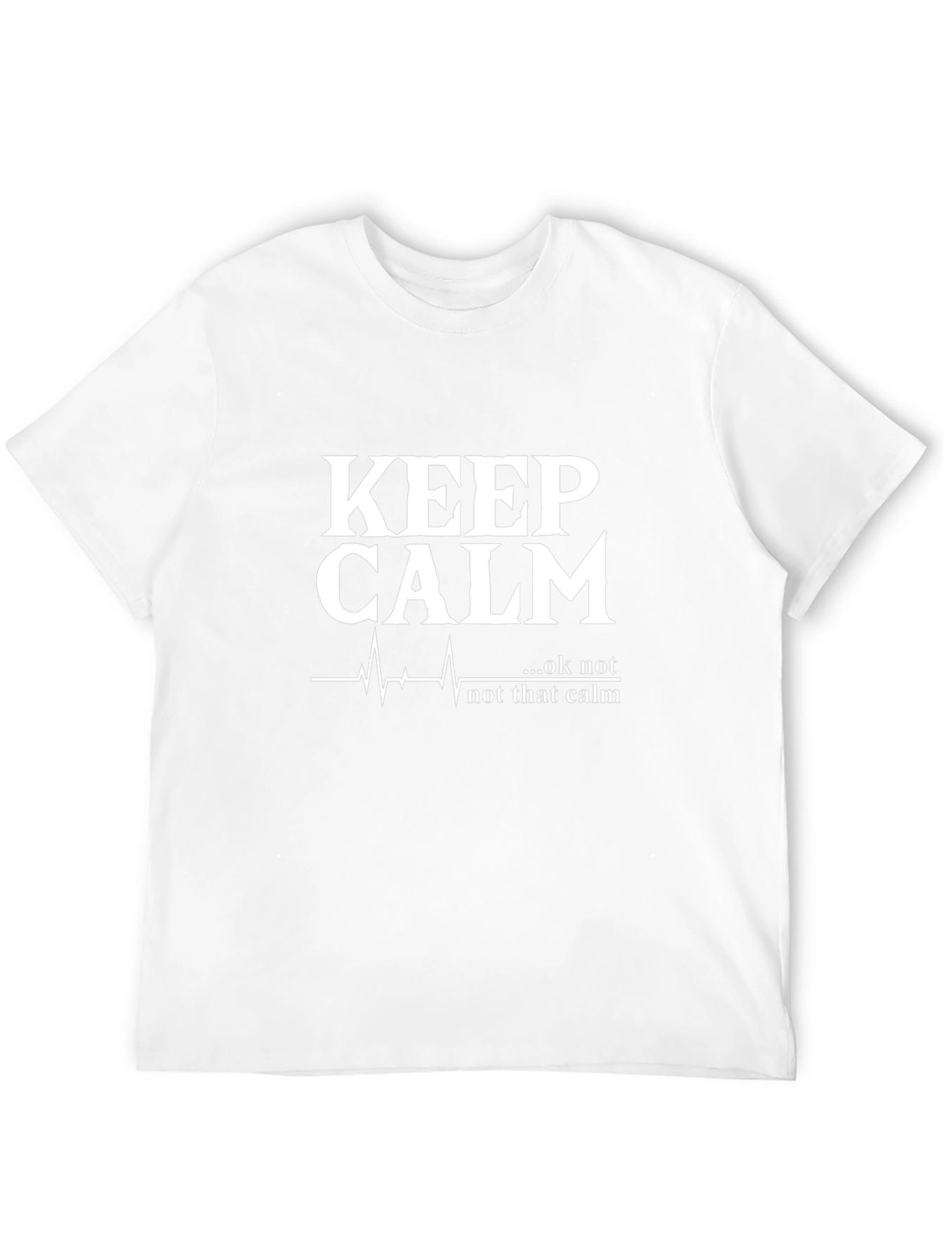Keep Calm...Ok Not That Calm Black Graphic Tee
