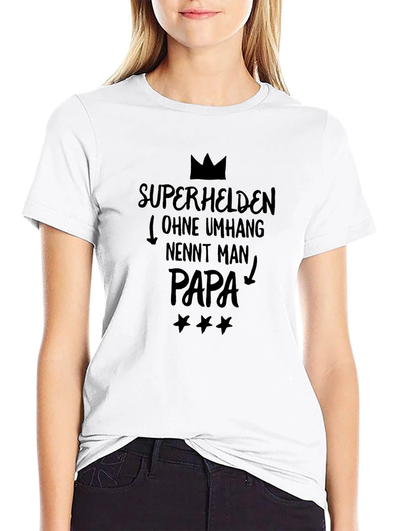 Superhelden Papa T-Shirt - Fathers Day Gift