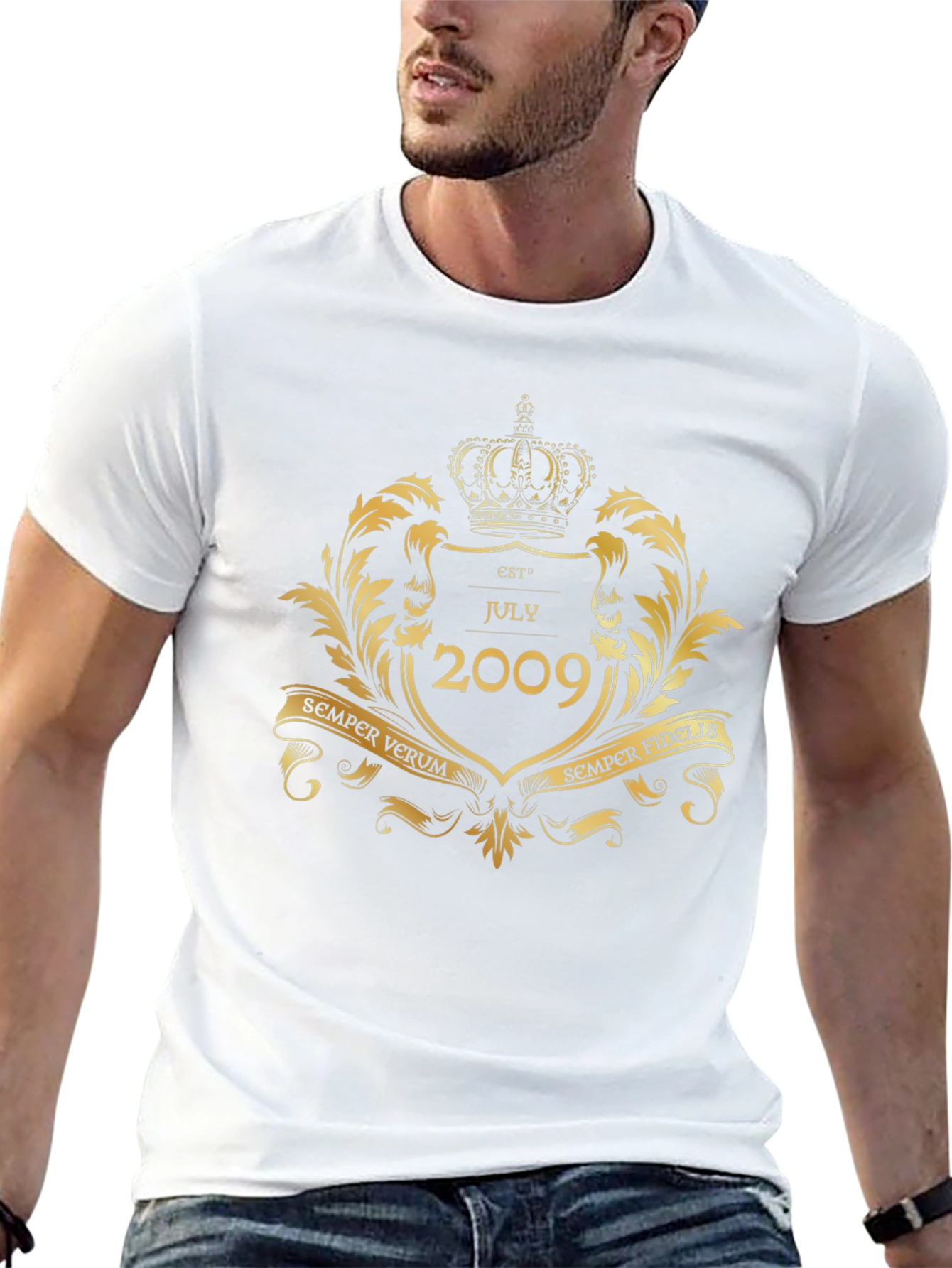 Est July 2009 Black T-Shirt