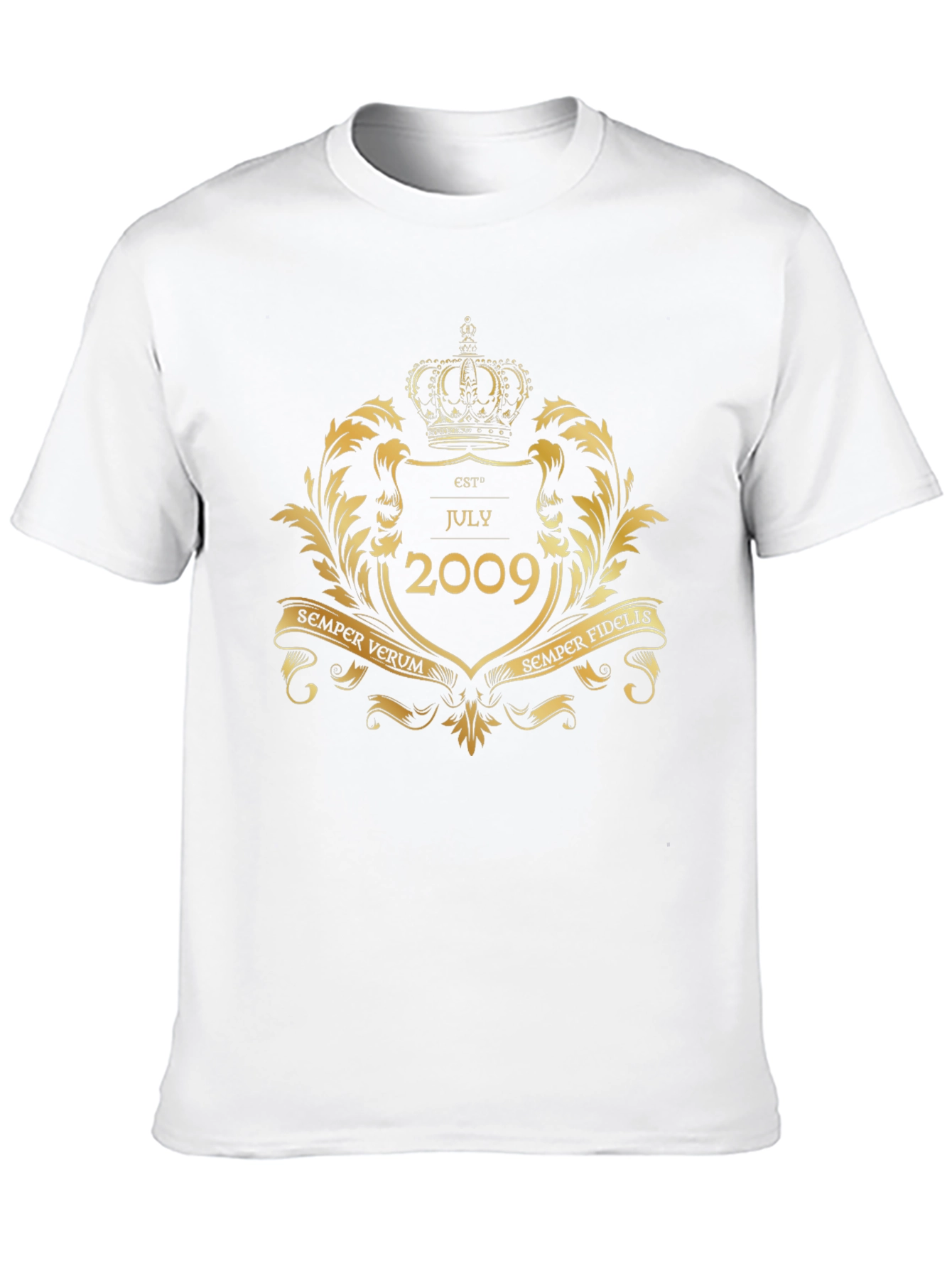 Est July 2009 Black T-Shirt