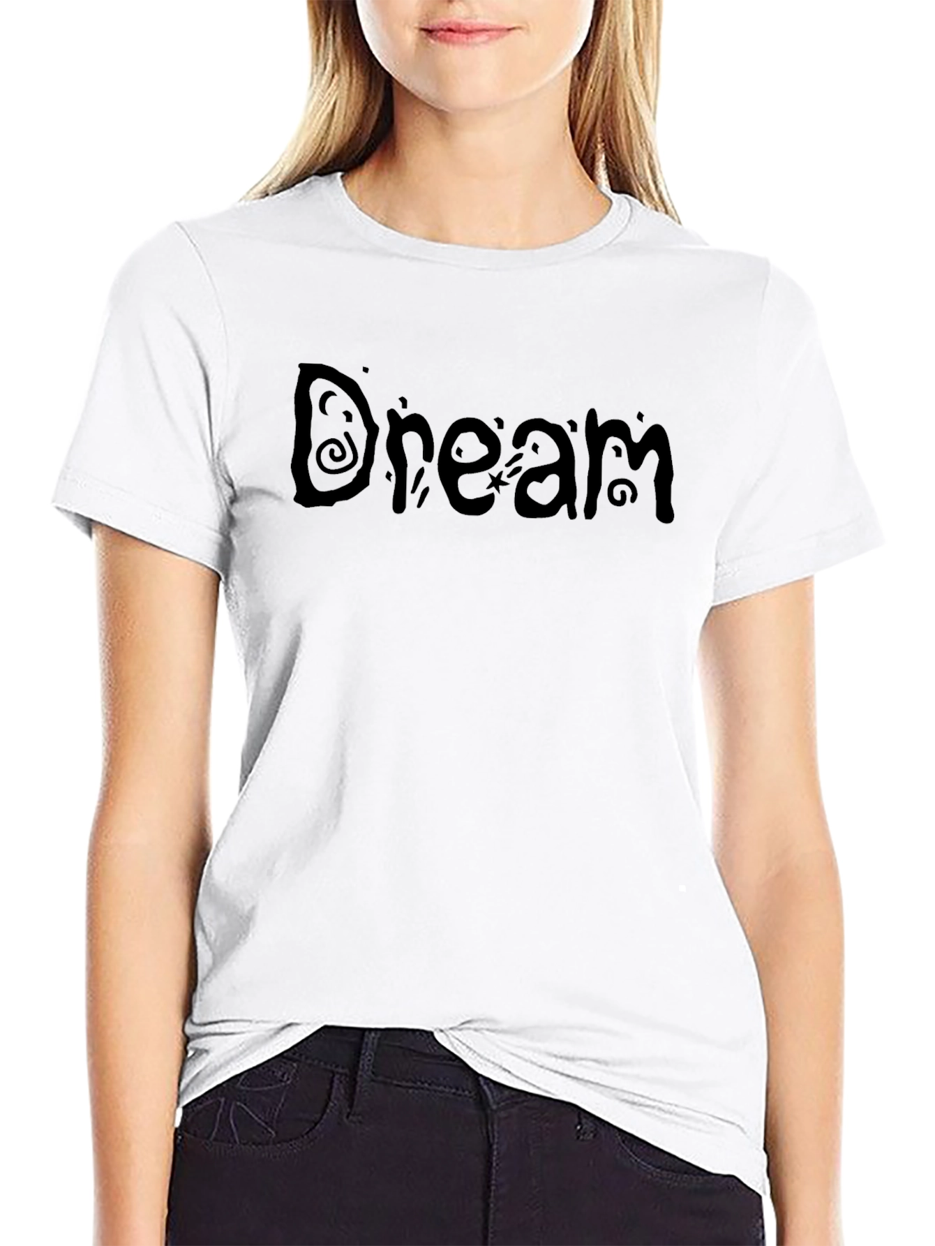 Dream Graphic Tee - Solid Black