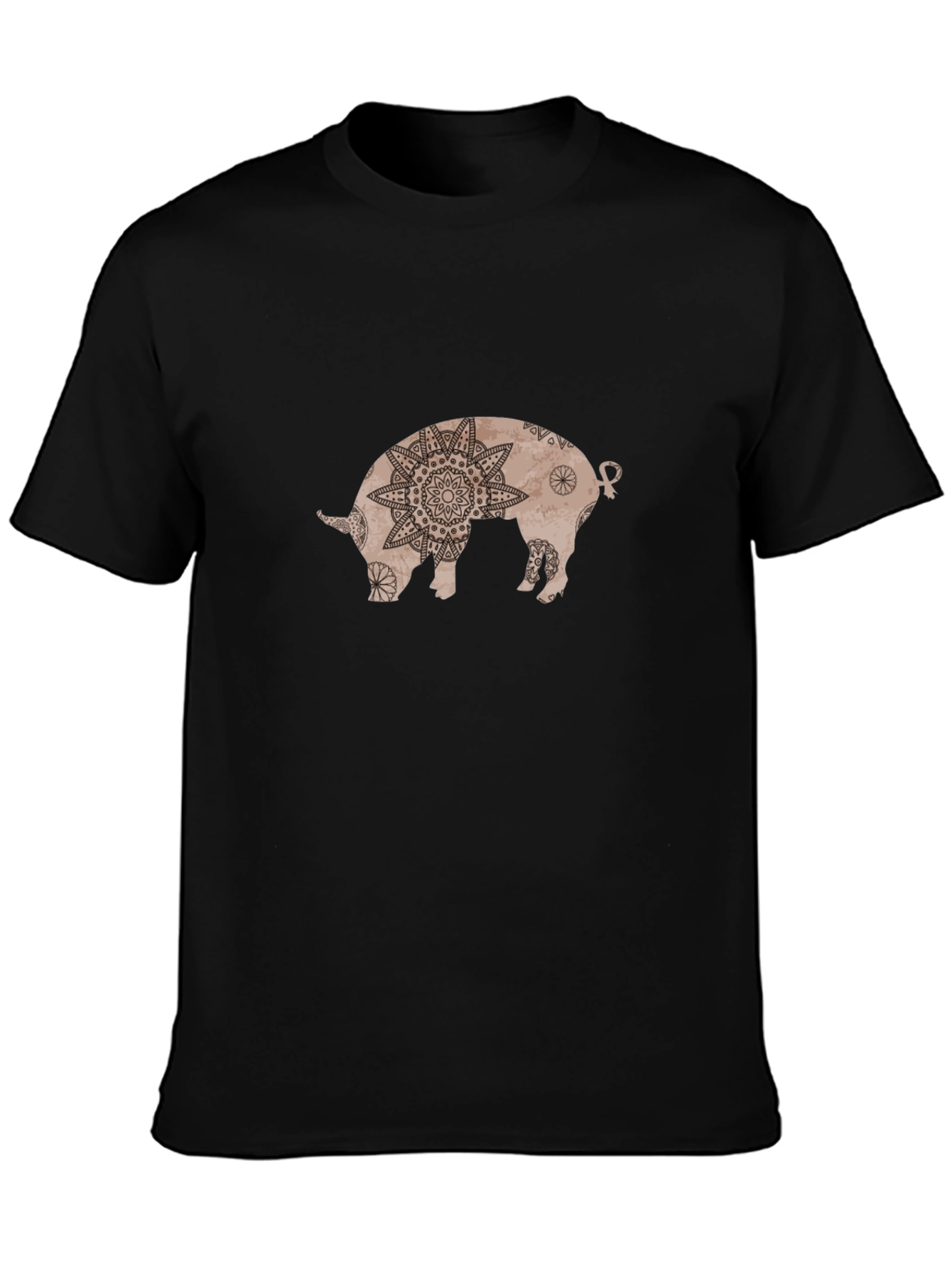 Pig Mandala Graphic Tee - Unique Style