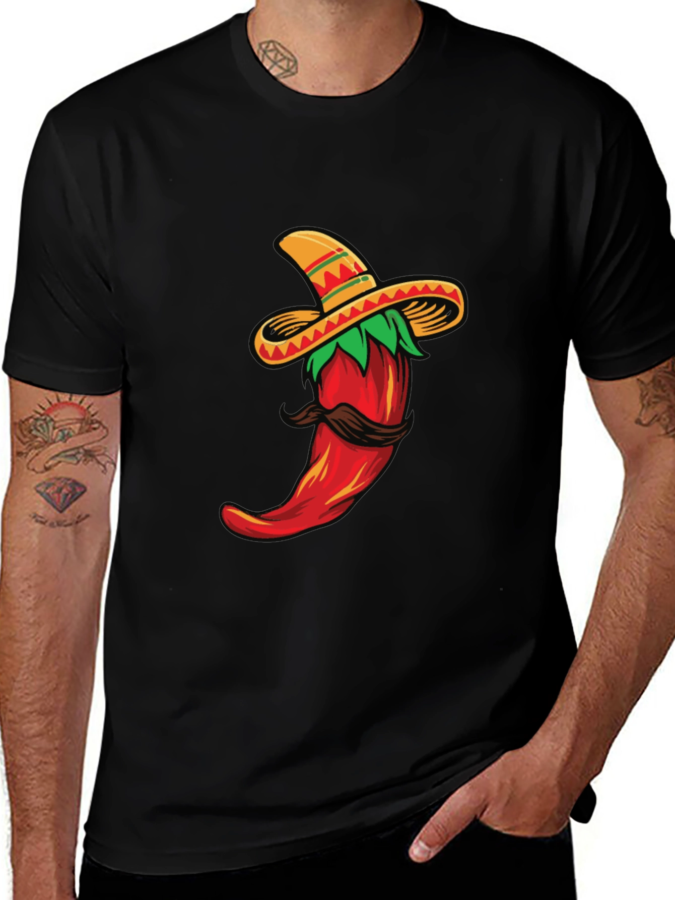 Spicy Sombrero Graphic T-Shirt
