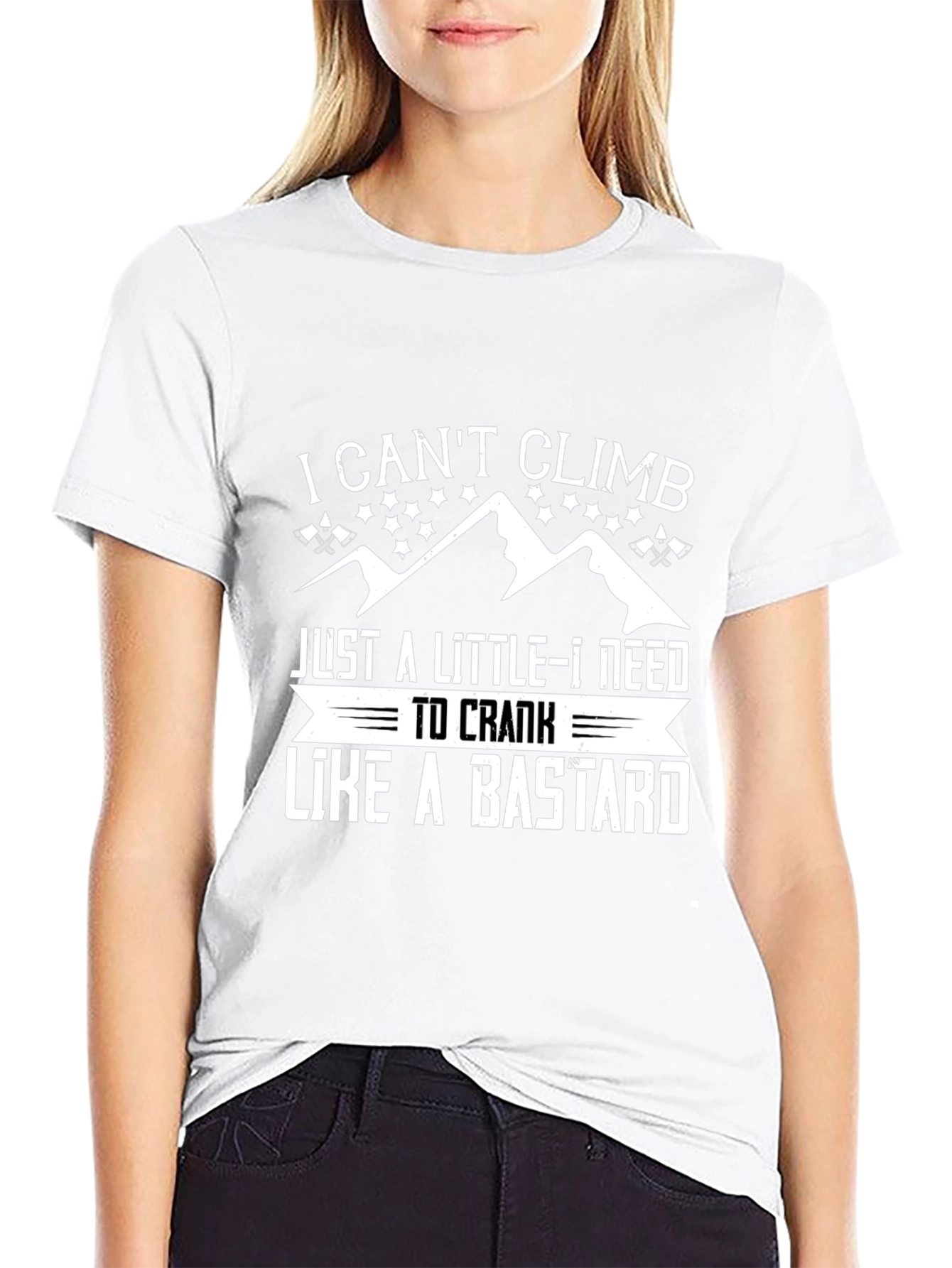 I Cant Climb T-Shirt Funny Climbing Shirt