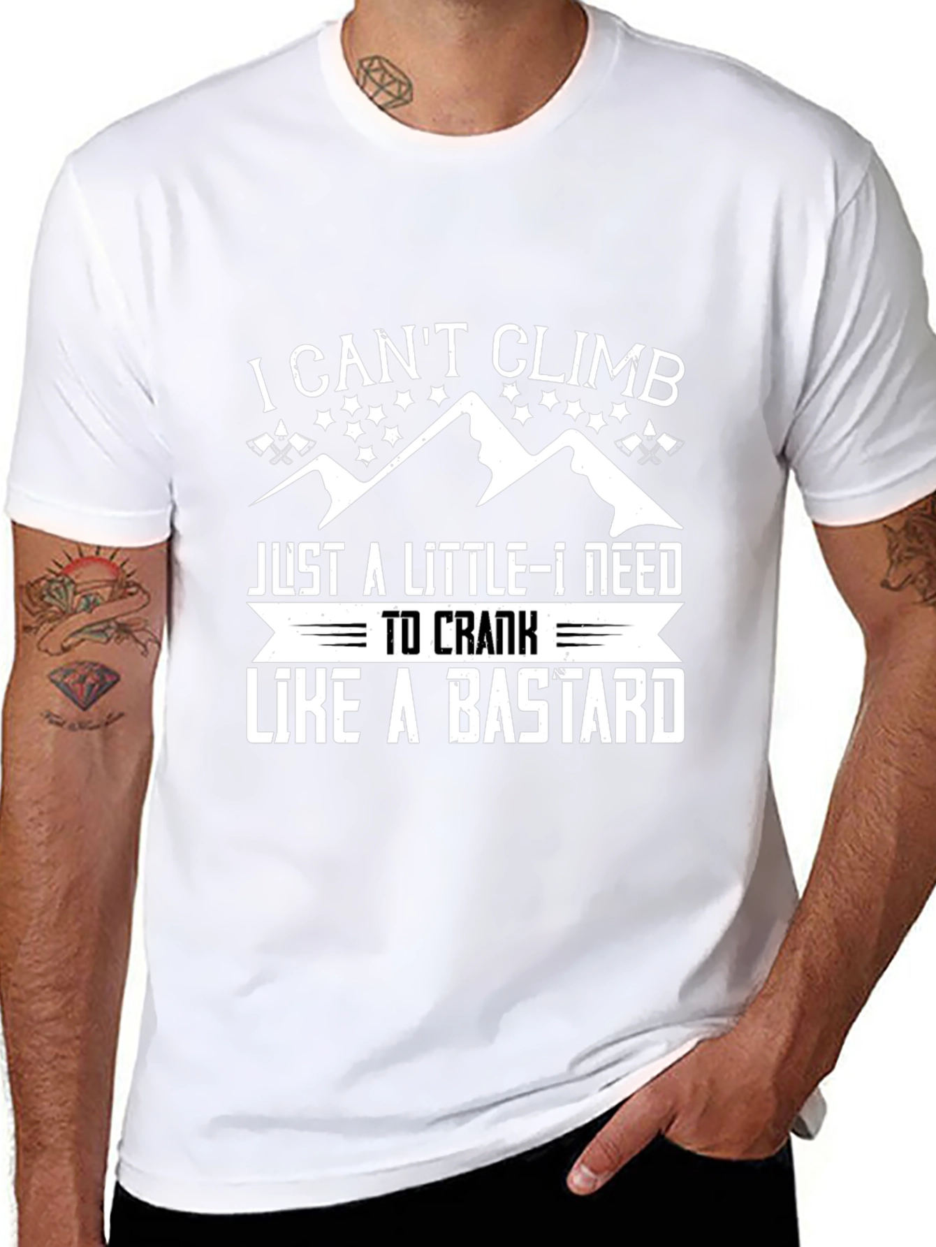 I Cant Climb T-Shirt Funny Climbing Shirt