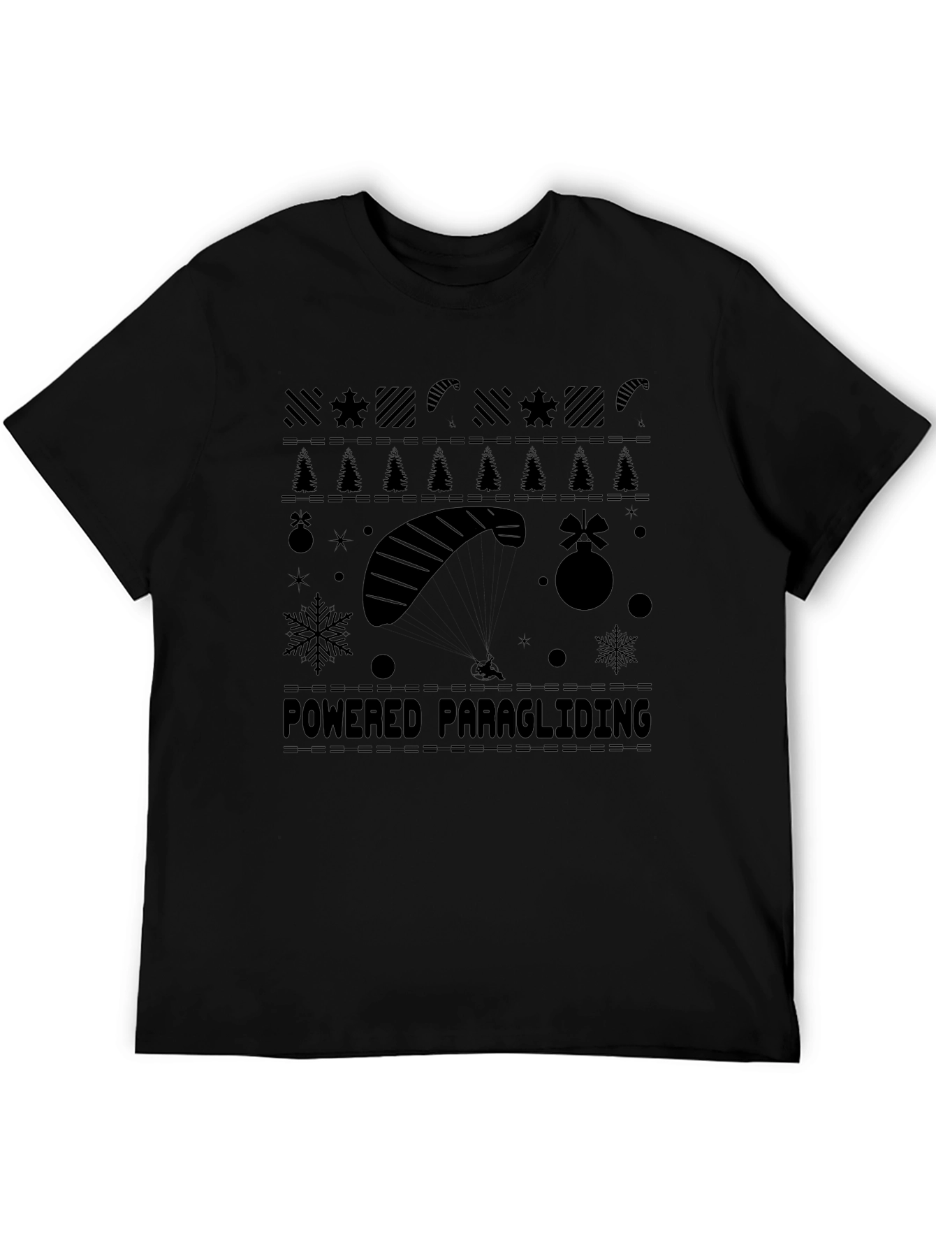 Powered Paragliding Christmas Sweater T-Shirt