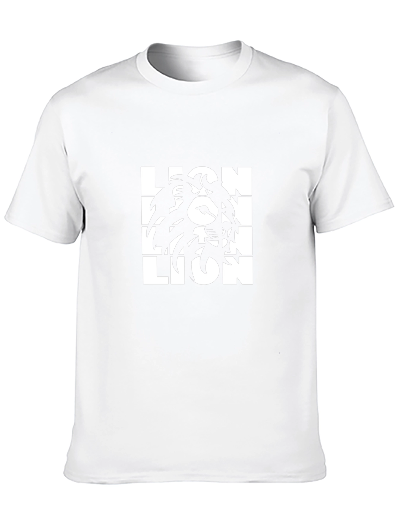 Lion Graphic Tee - Bold Black T-Shirt
