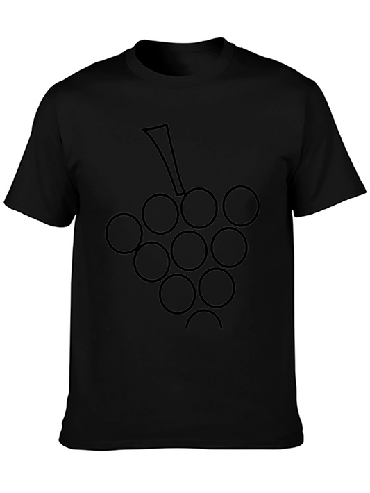 Grapes Graphic Tee - Black T-Shirt