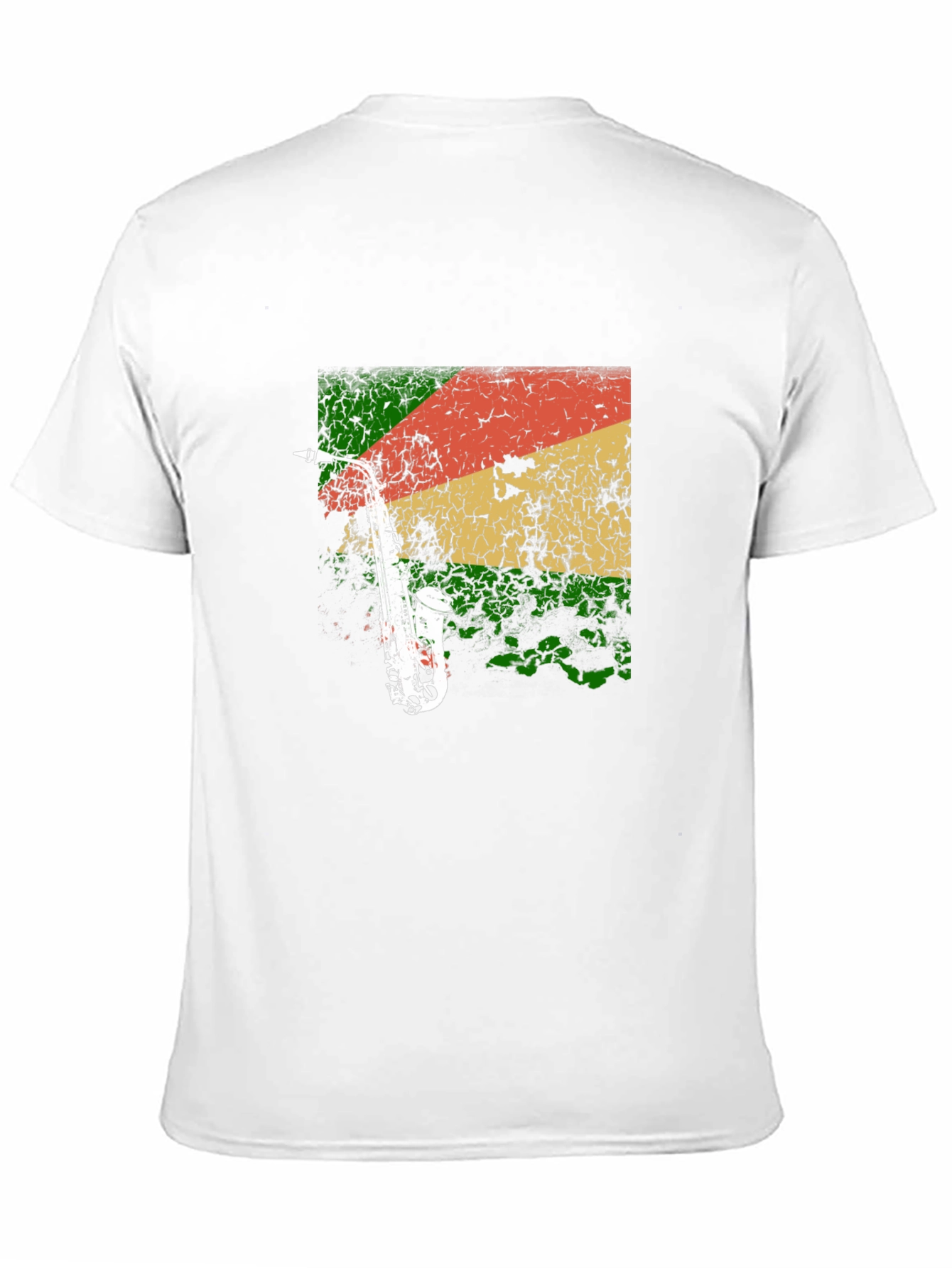 Saxophone Reggae T-Shirt - Cool Music Tee