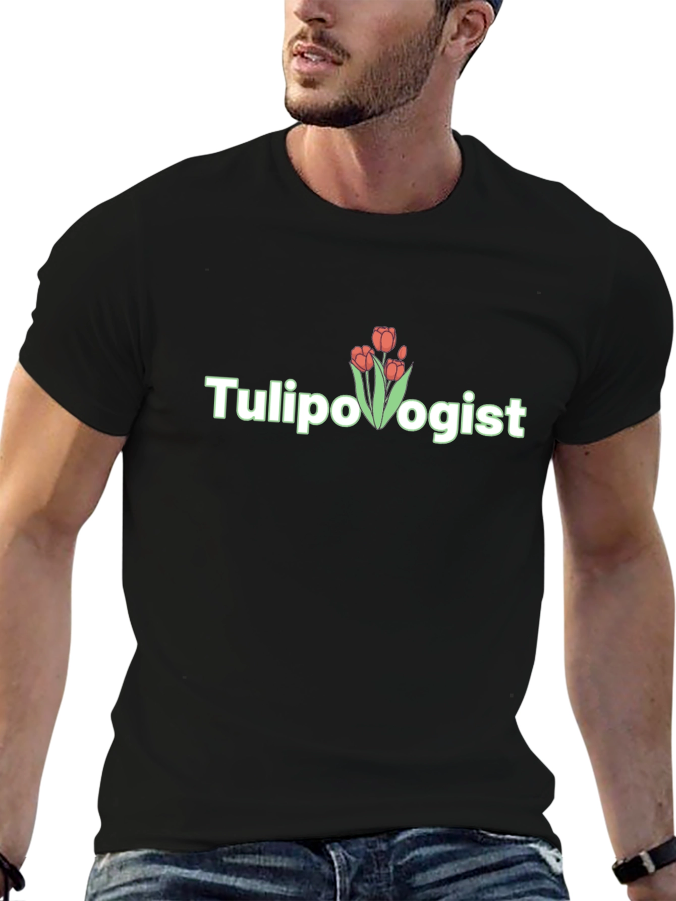 Tulipologist Graphic Tee - Floral Humor