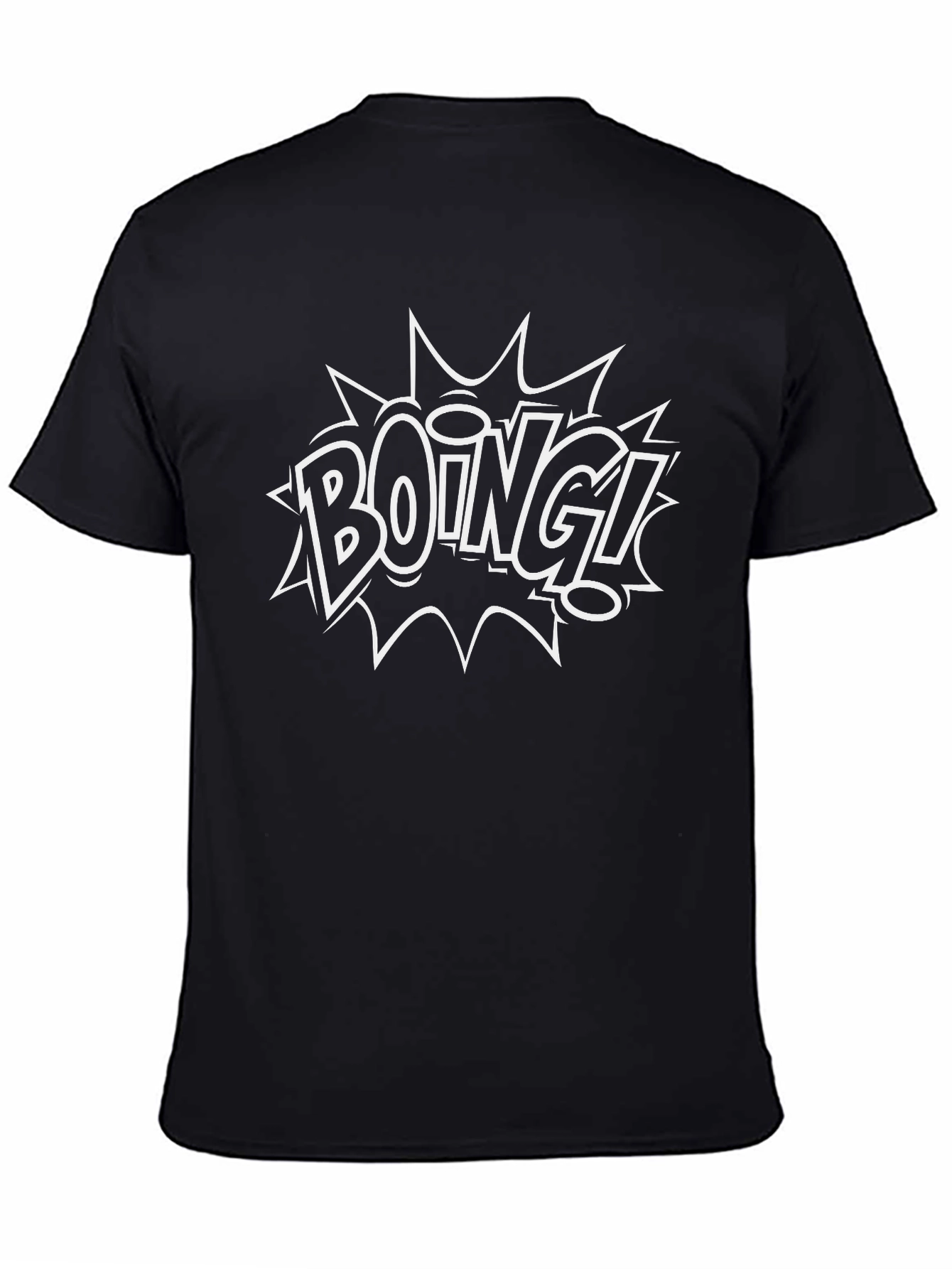 Boing! Graphic Print Black T-Shirt