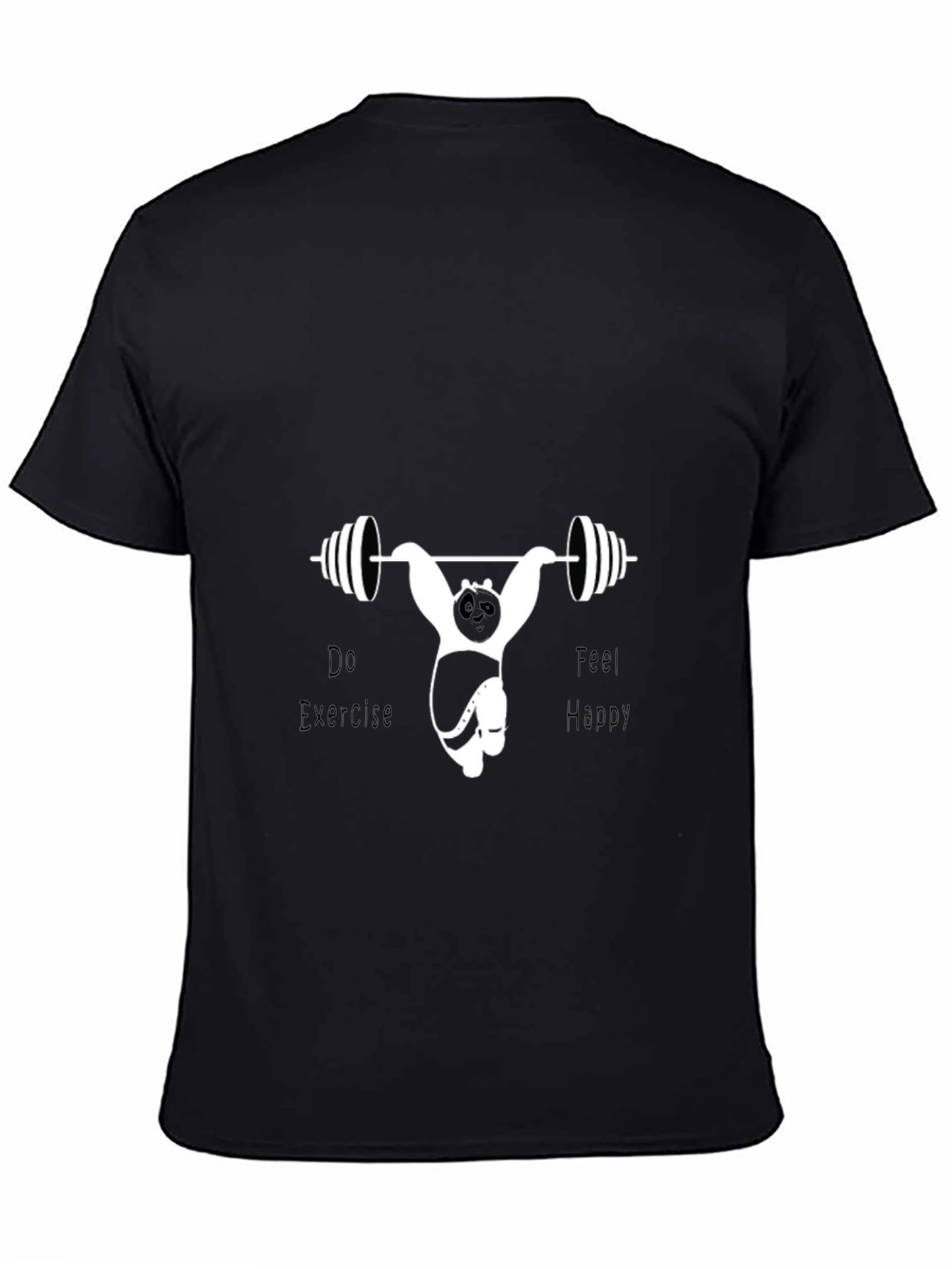 Panda Workout T-Shirt - Funny Fitness Tee