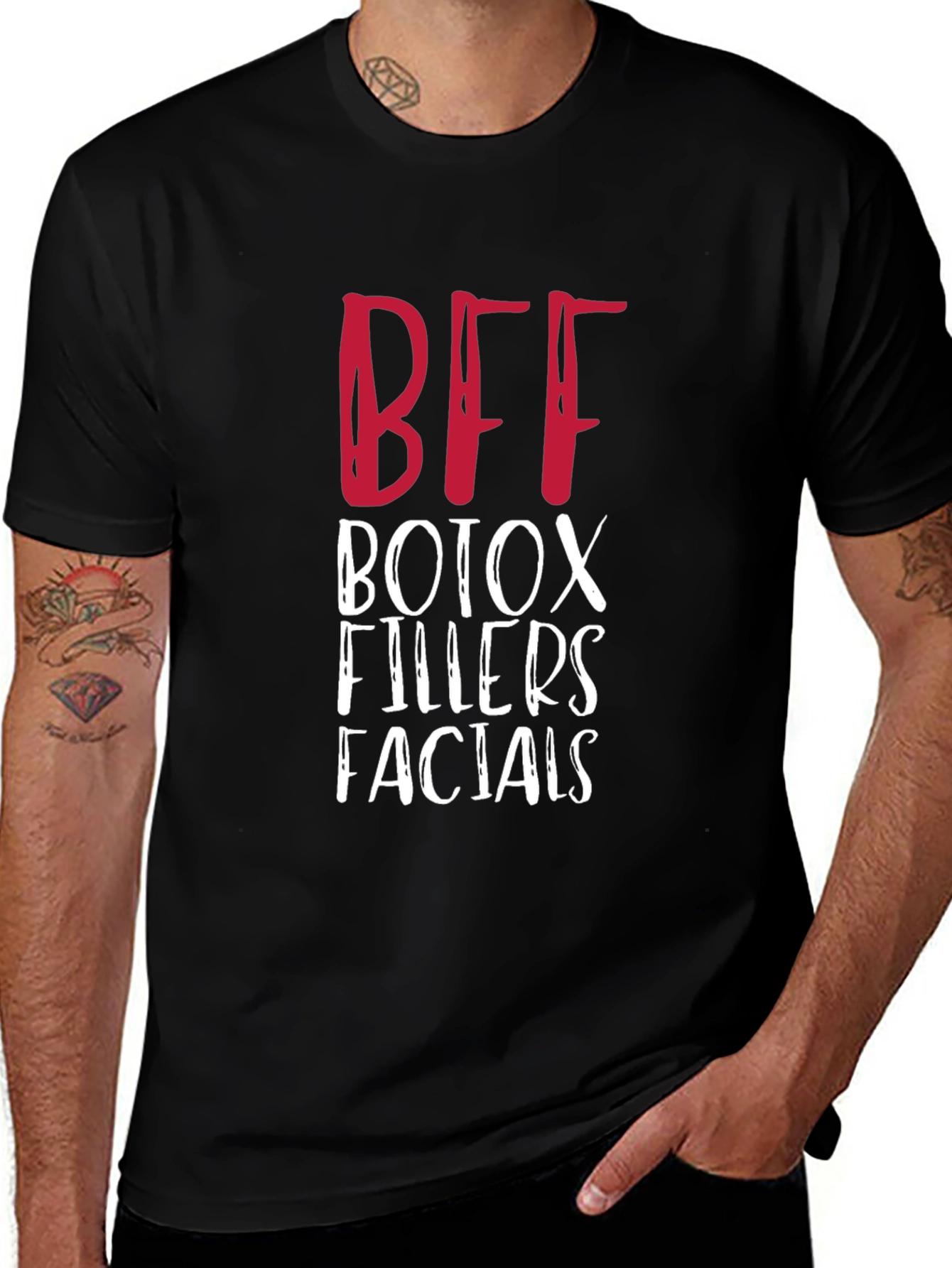 BFF Botox Fillers Facials Graphic Tee