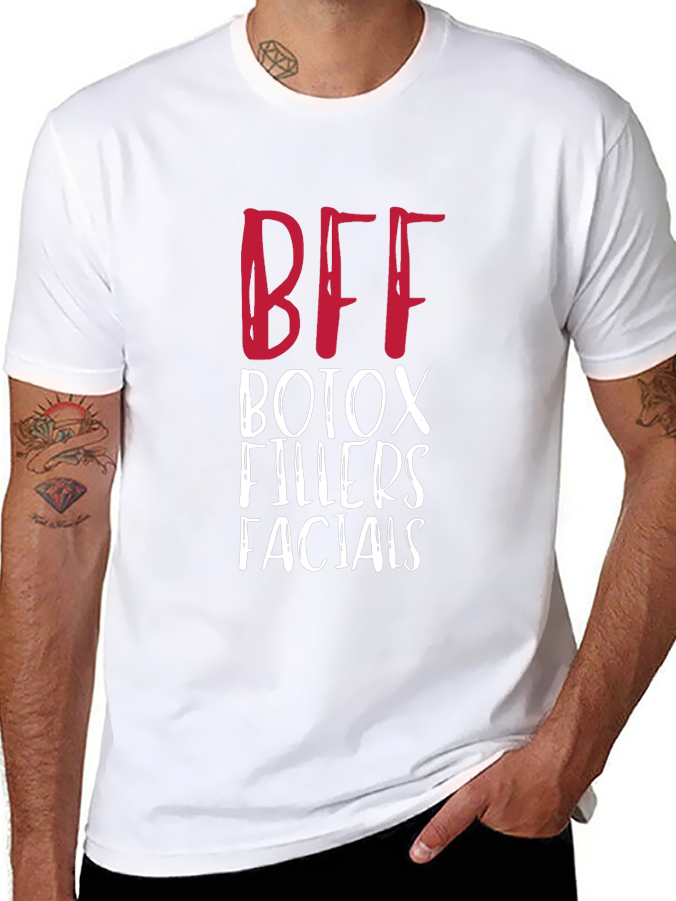 BFF Botox Fillers Facials Graphic Tee