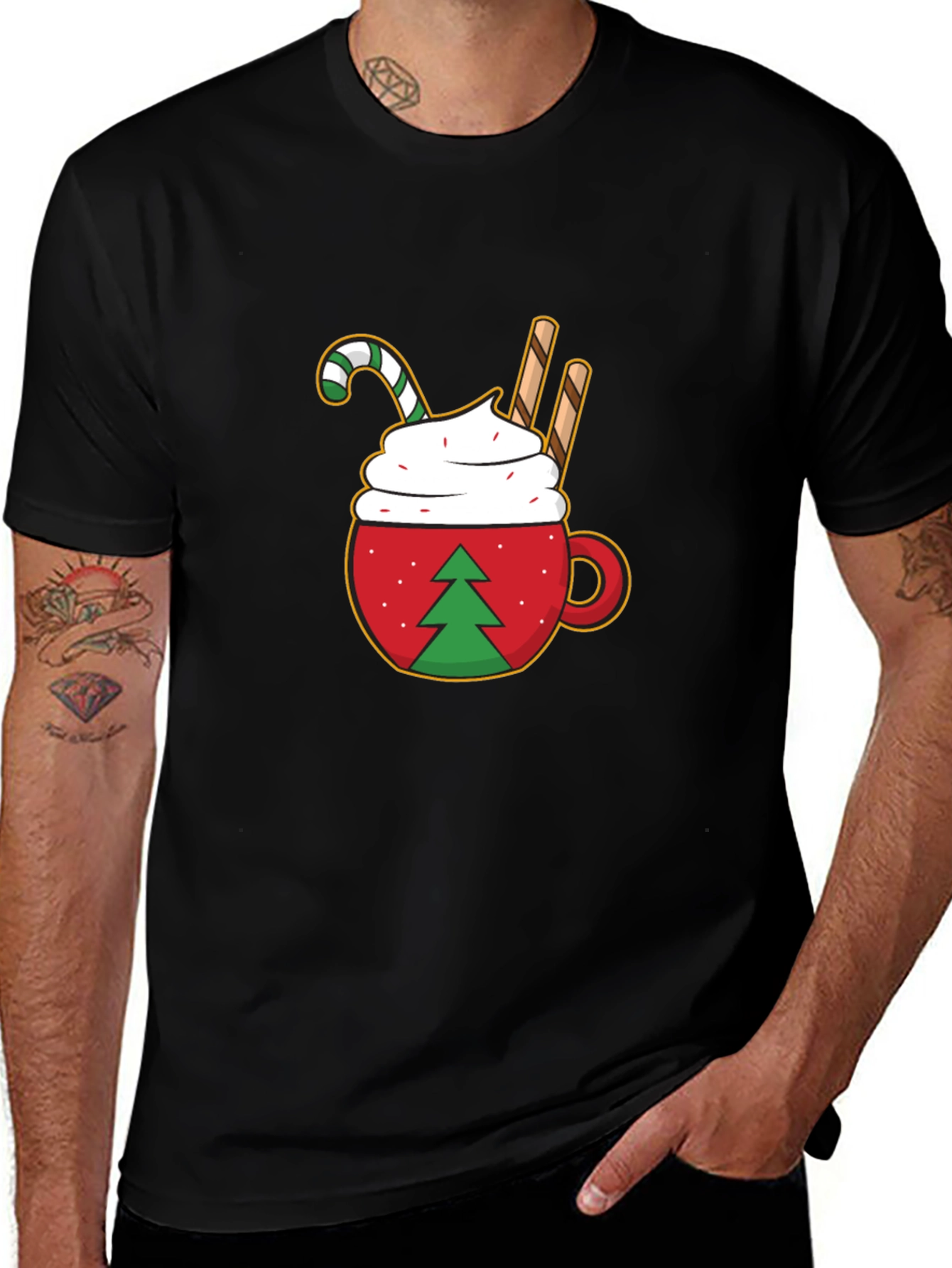 Festive Hot Cocoa Graphic Tee
