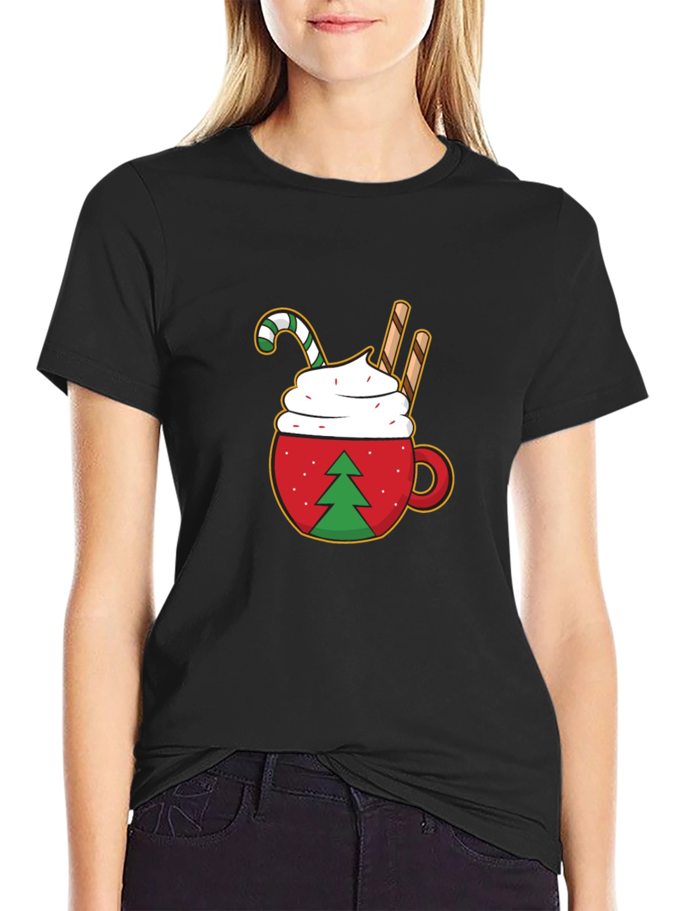 Festive Hot Cocoa Graphic Tee