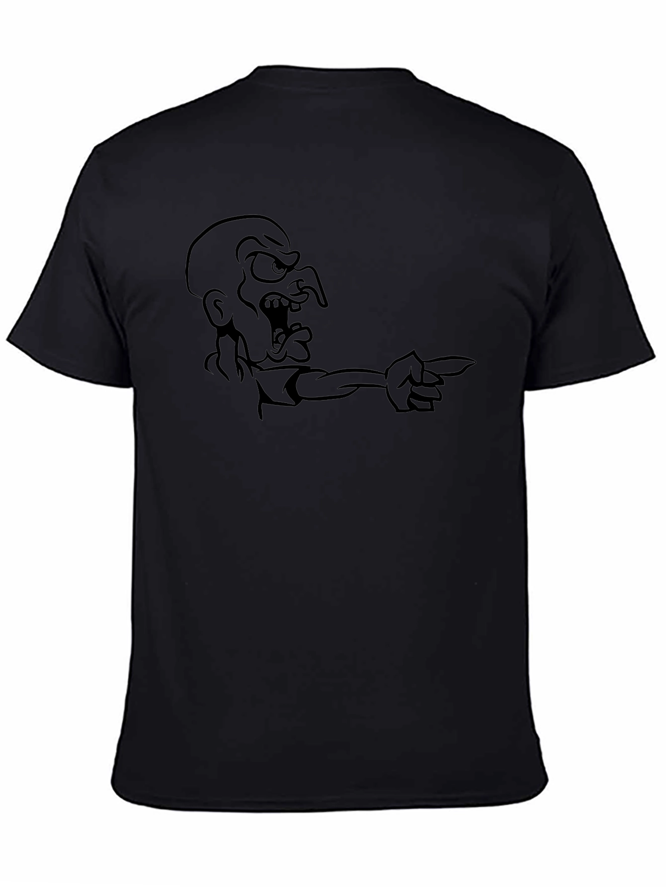 Angry Pointing Man Graphic Tee