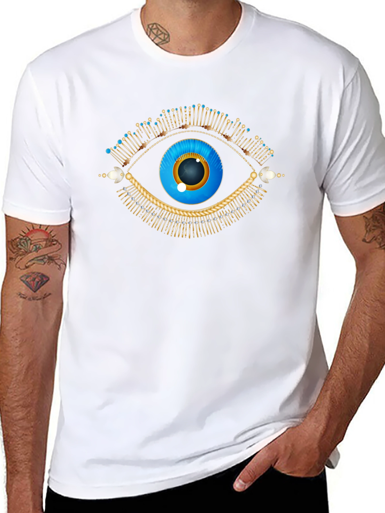 Mystic Eye Graphic Tee - Unisex Black T-Shirt