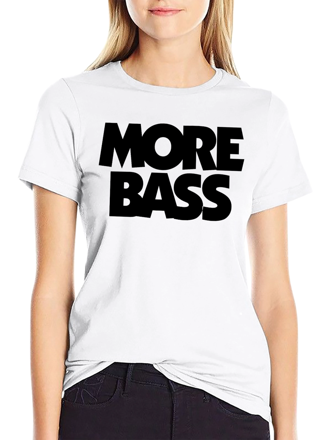 More Bass Black Graphic Tee