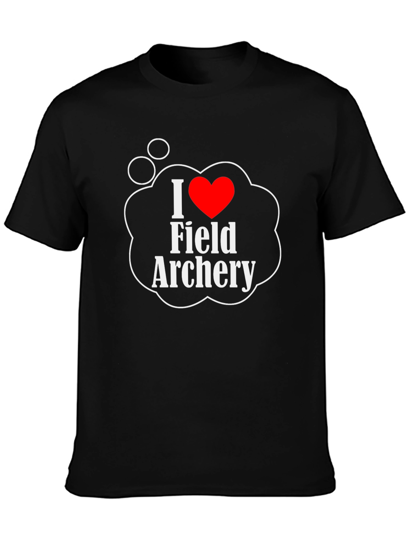 I Love Field Archery Graphic T-Shirt