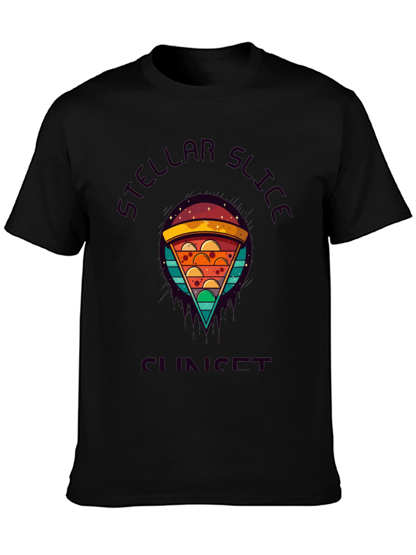 Stellar Slice Sunset Graphic Tee