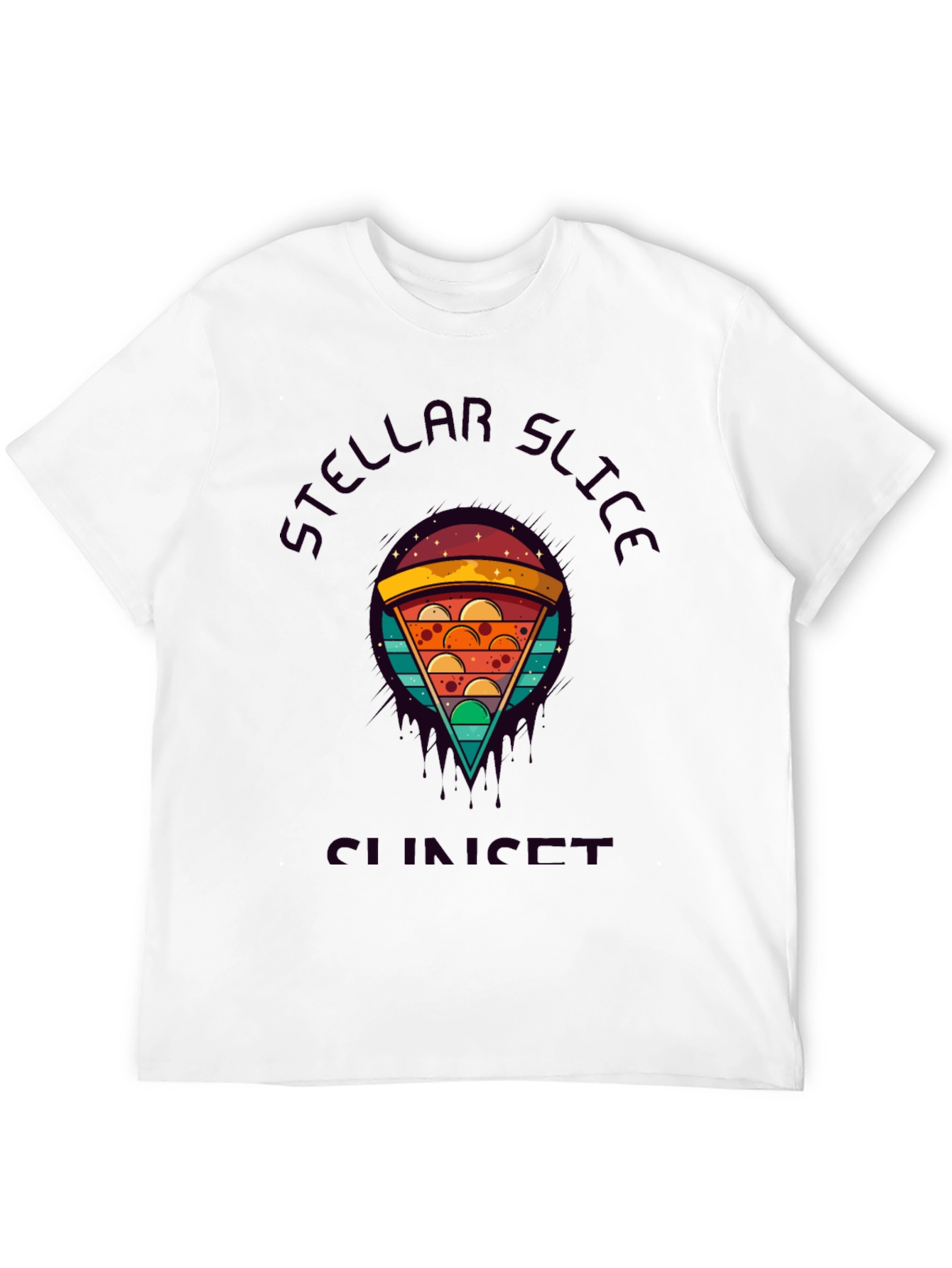 Stellar Slice Sunset Graphic Tee