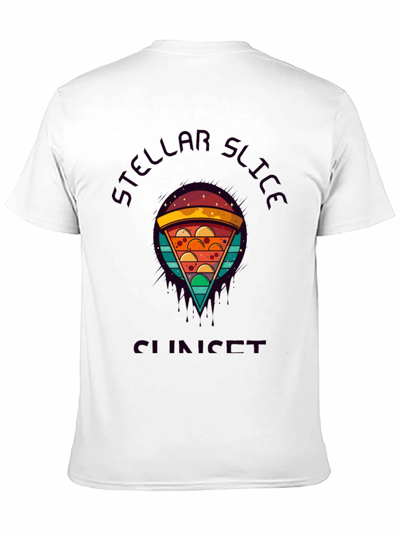 Stellar Slice Sunset Graphic Tee