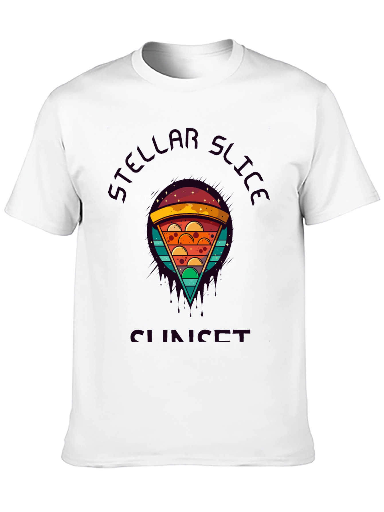 Stellar Slice Sunset Graphic Tee