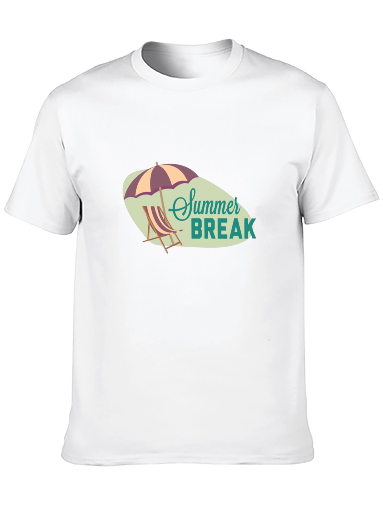 Summer Break Graphic Tee - Mens Black T-Shirt