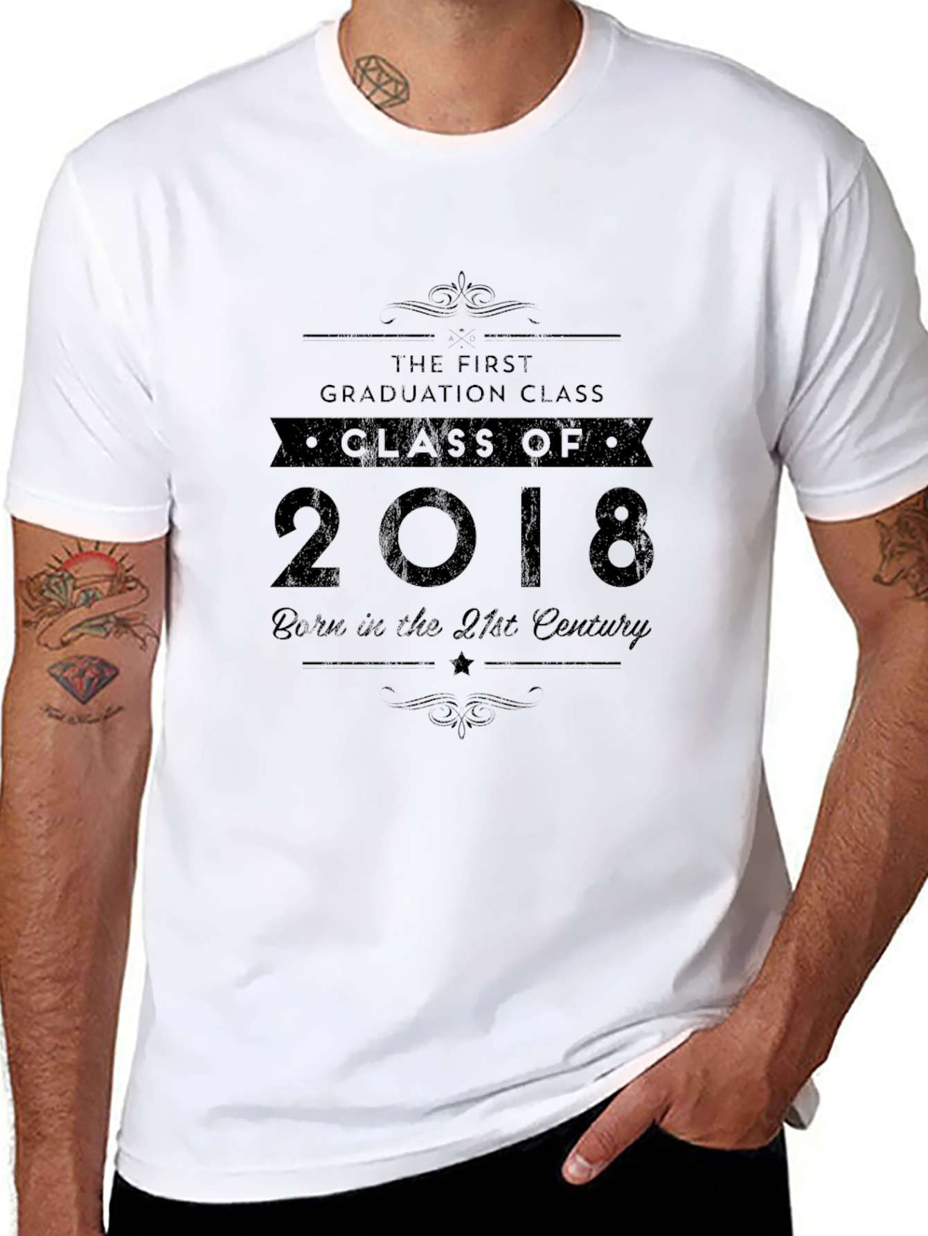 2018 Graduation Class Graphic T-Shirt