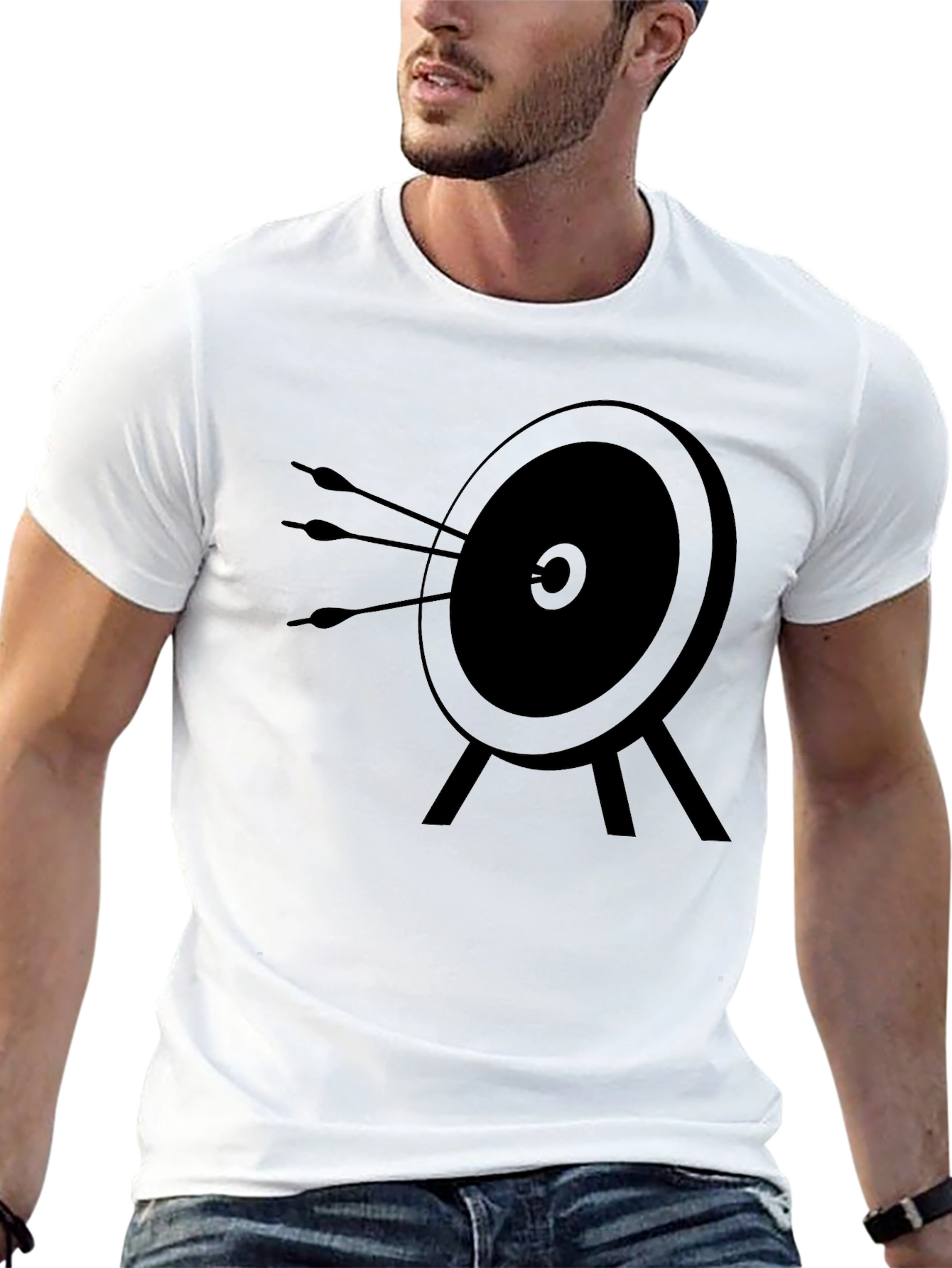 Archery Target T-Shirt - Bullseye Design