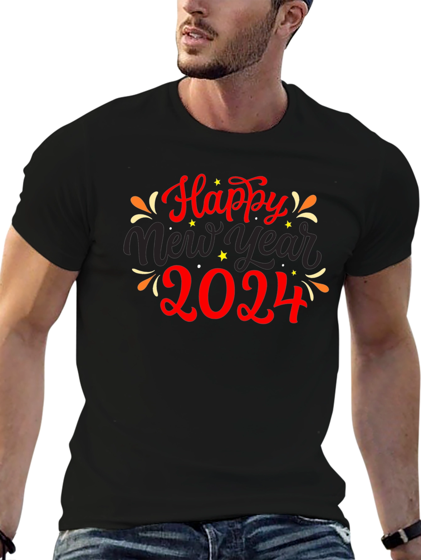 Happy New Year 2024 Graphic Tee