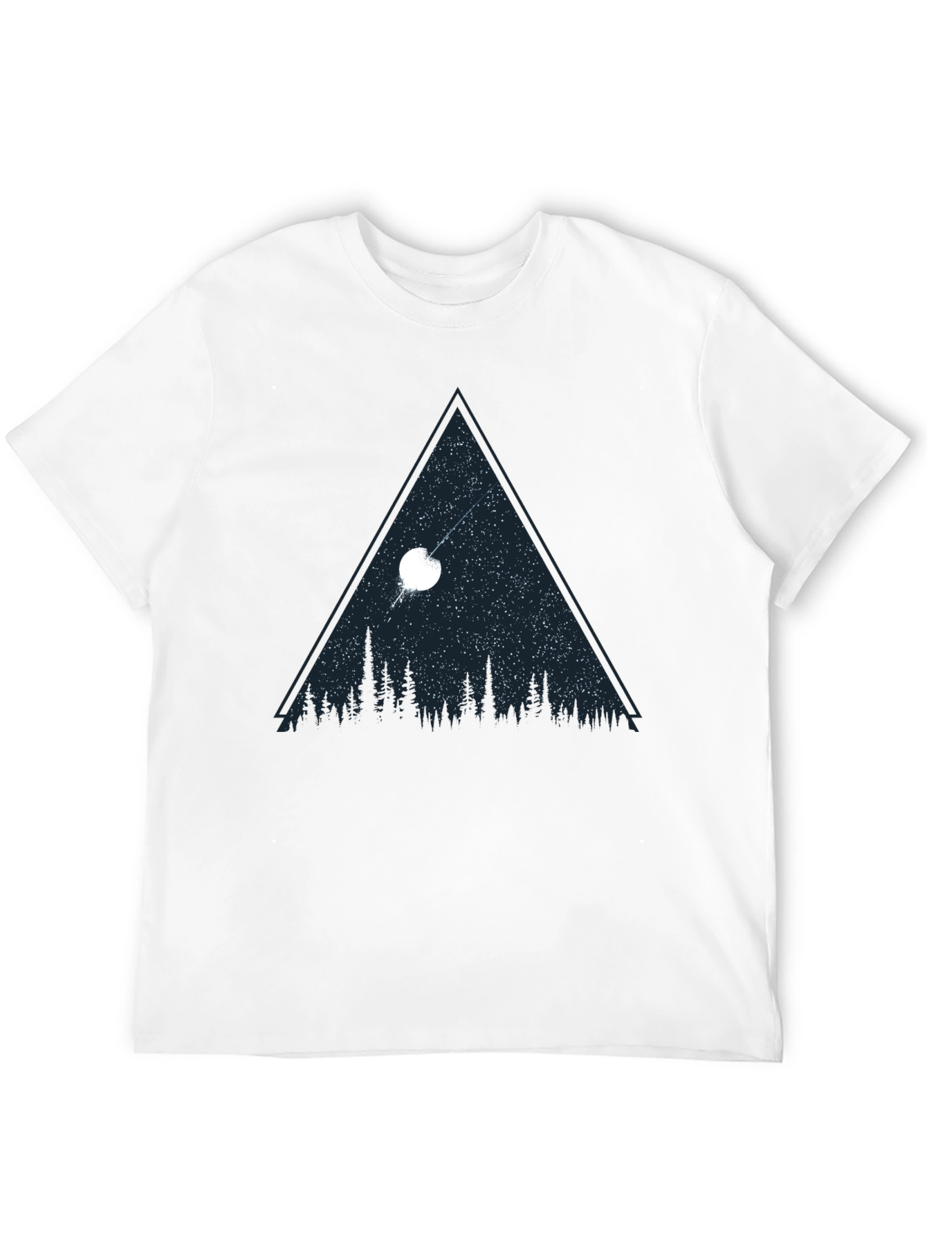 Night Sky Triangle Graphic T-Shirt