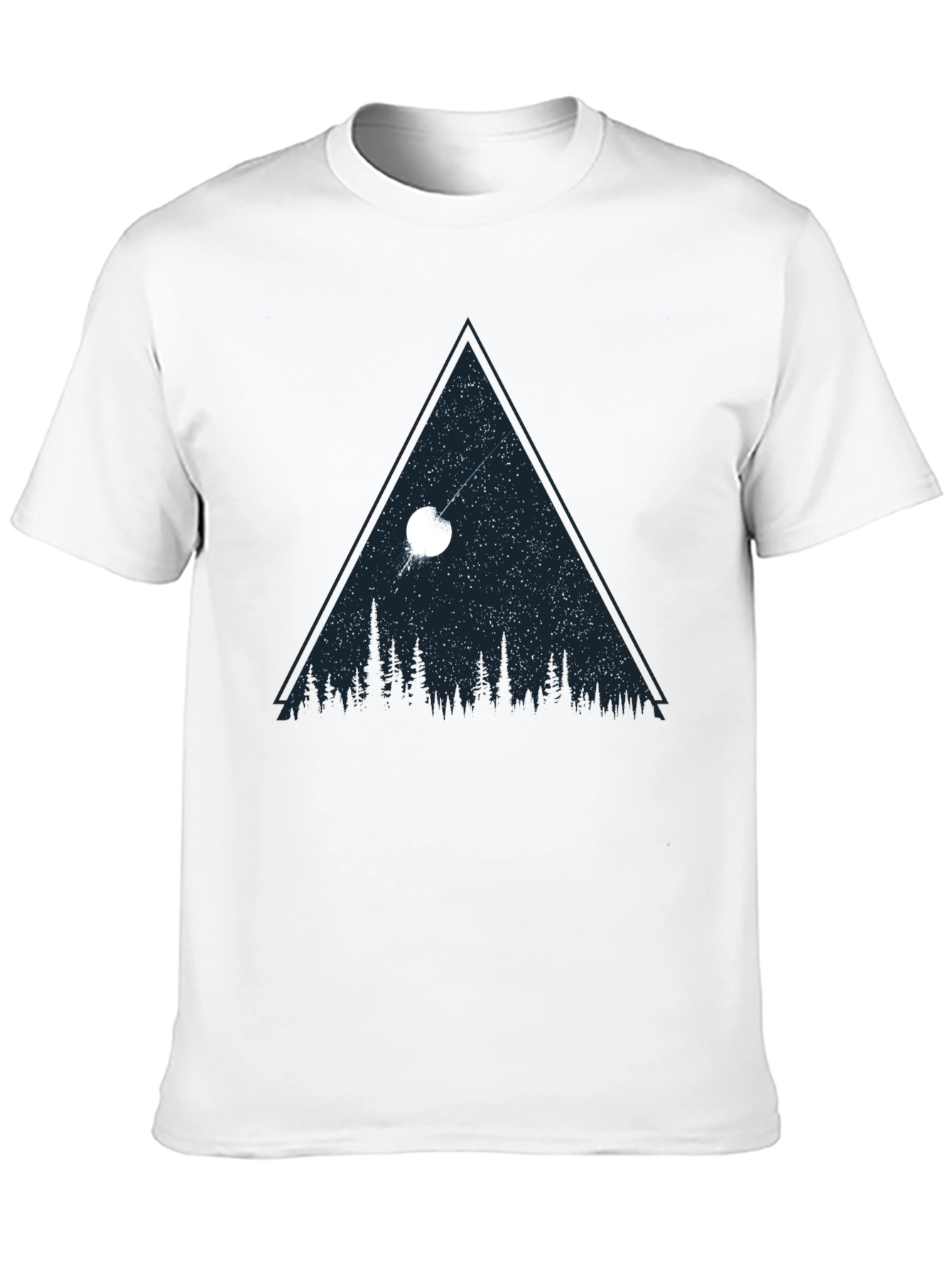 Night Sky Triangle Graphic T-Shirt