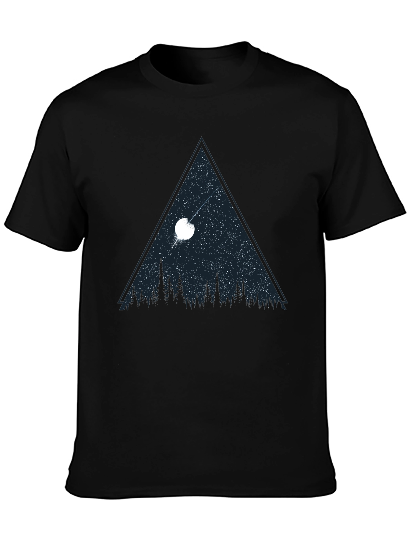 Night Sky Triangle Graphic T-Shirt