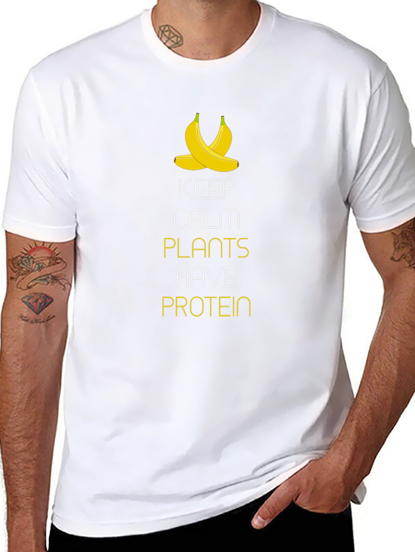 Keep Calm Plants Have Protein T-Shirt
