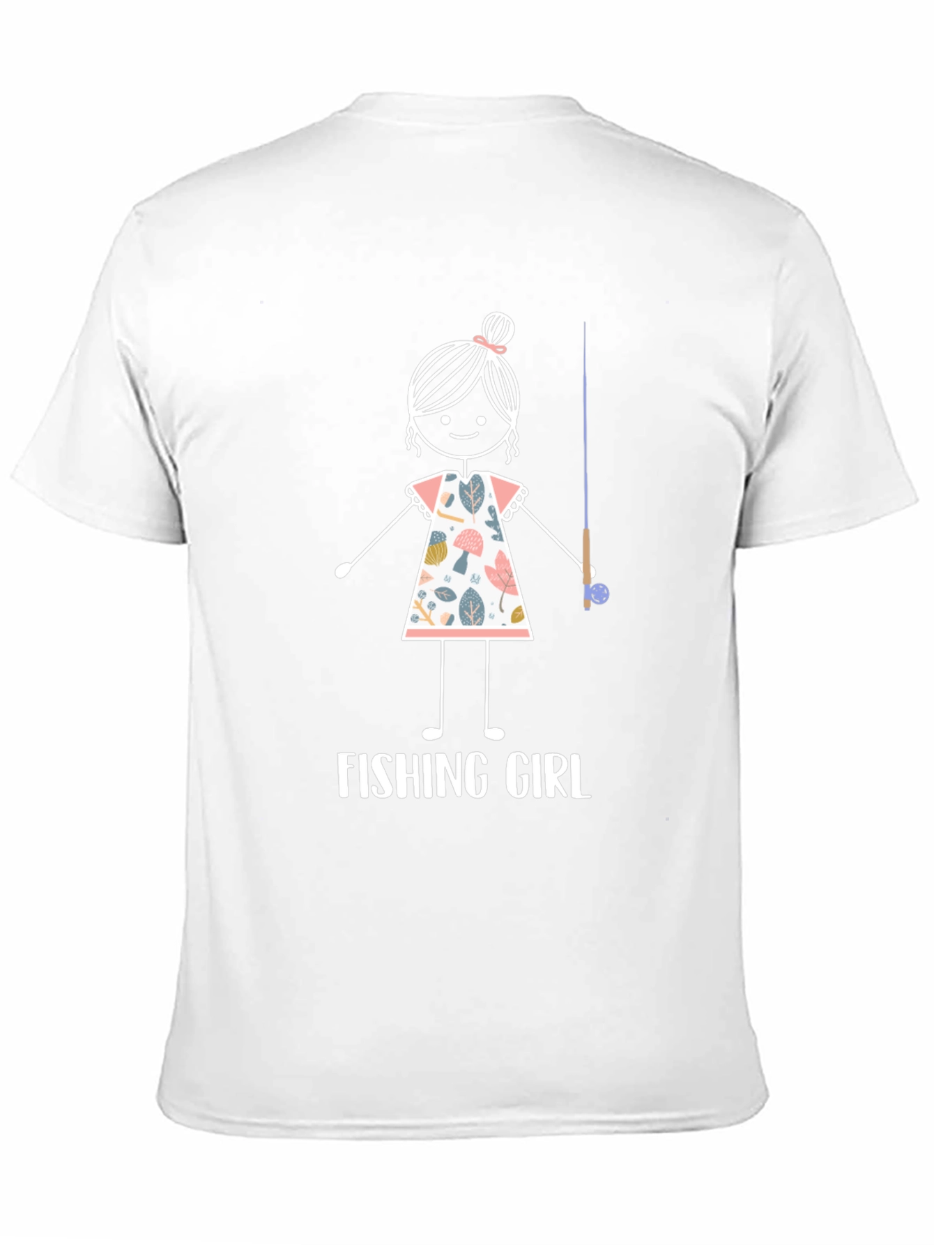 Fishing Girl T-Shirt - Cute Angler Tee