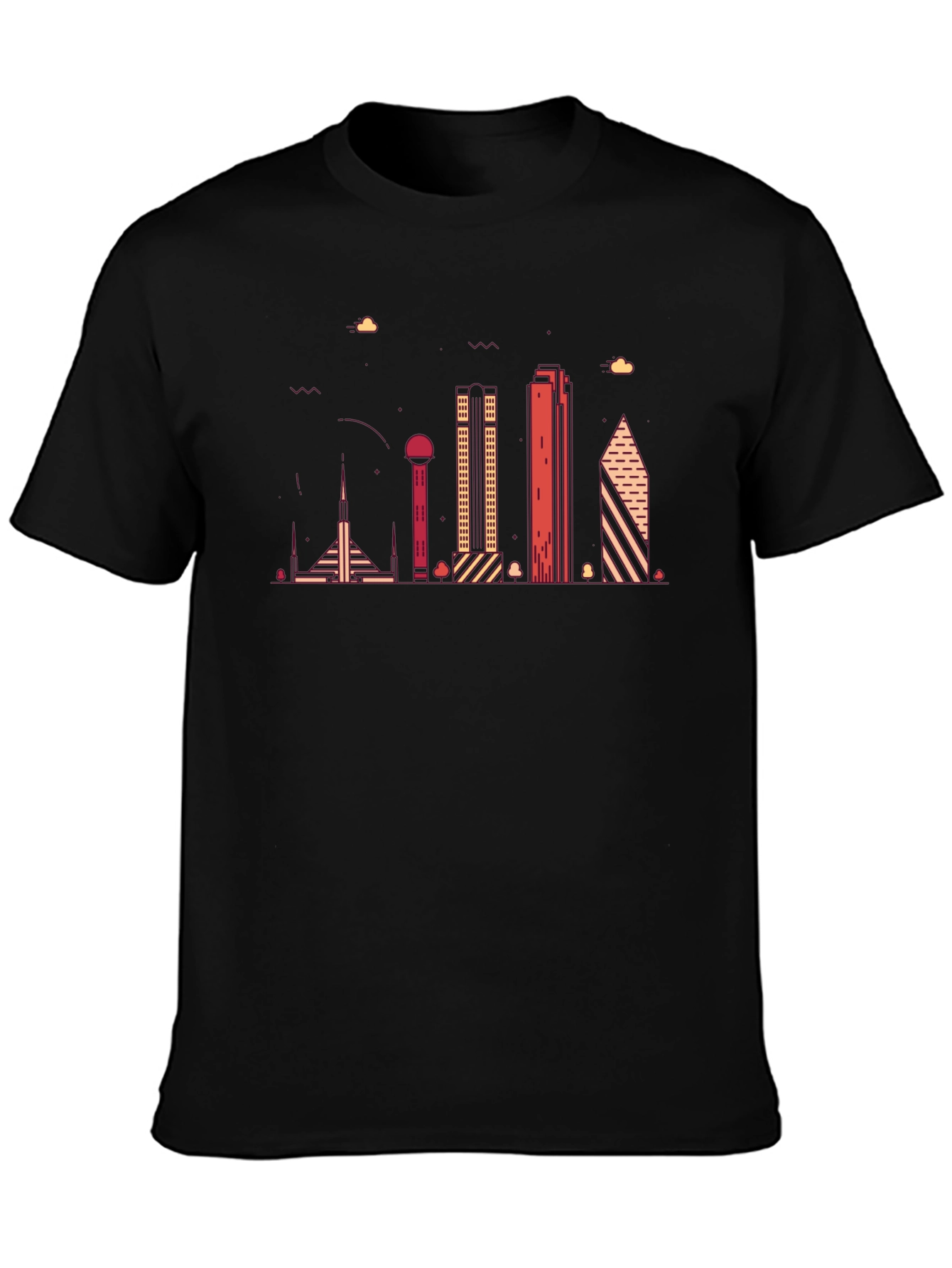 Modern Cityscape Graphic T-Shirt